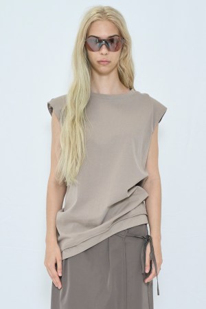 SHOULDER PAD TANK / GRAY