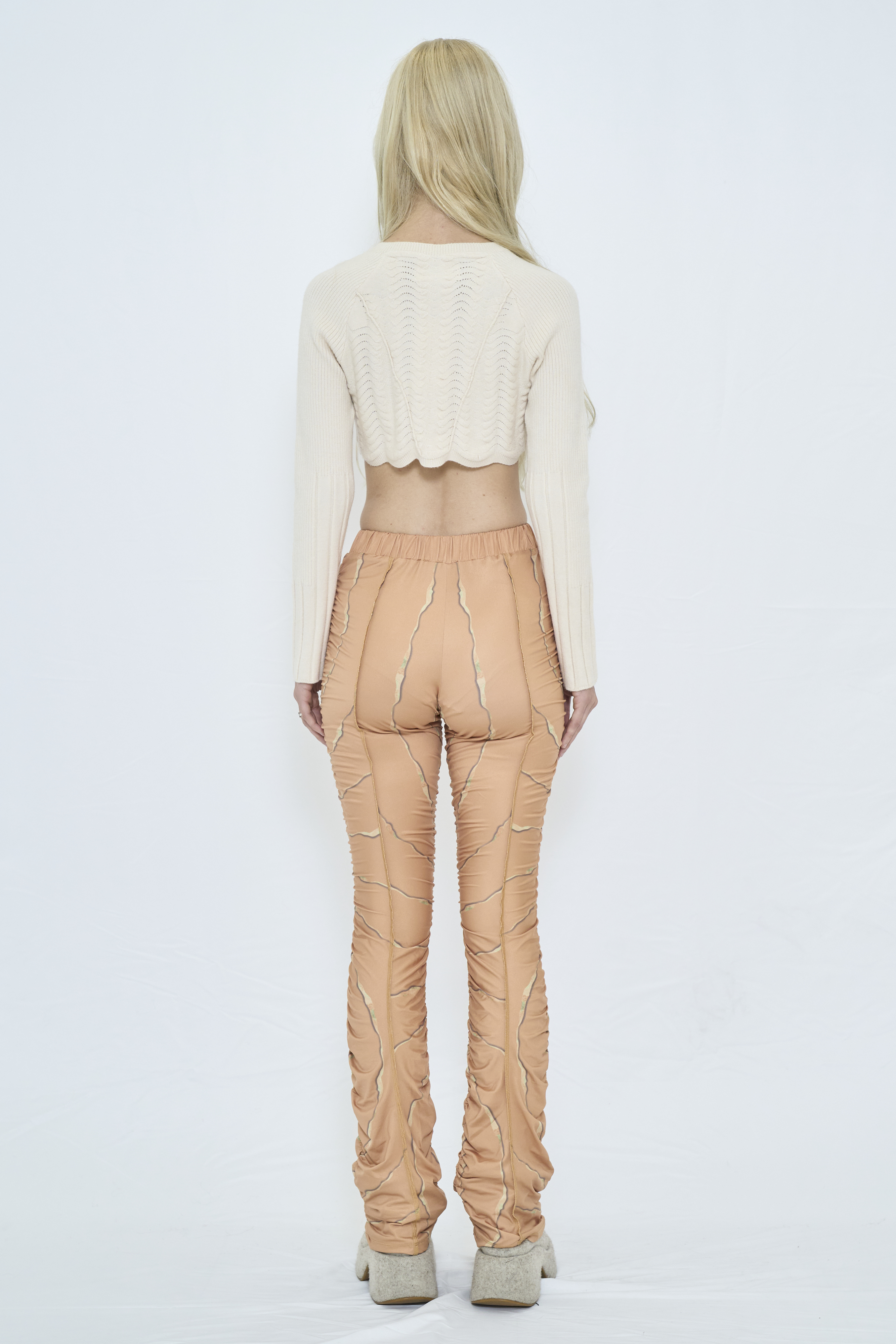 HAZY FLARE LEGGINGS / BROWN