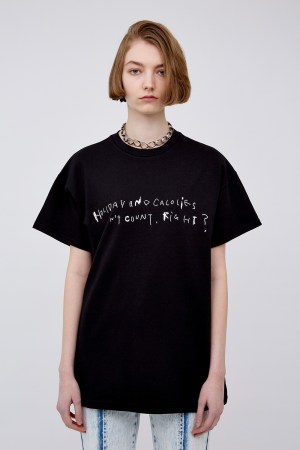 CALORIES BIG TEE / BLACK