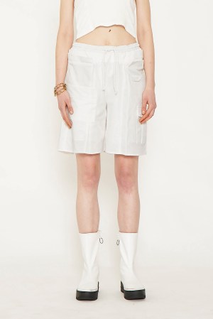 CONSTRUCTIVE HALF PANTS / WHITE