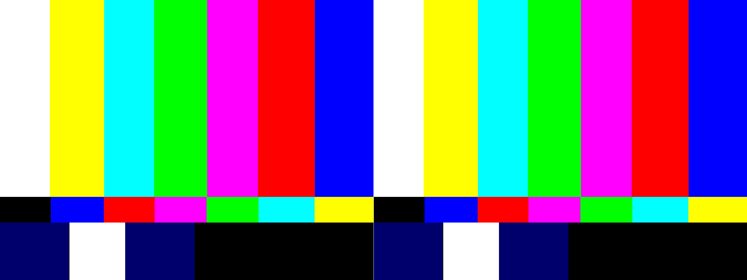 test_pattern_wide – VIAVANDA