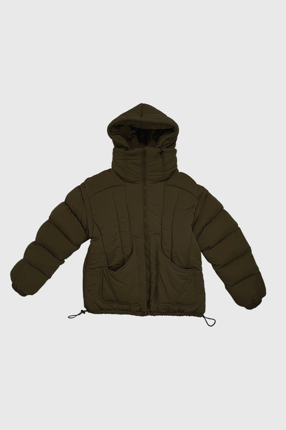 4WAY PADDING JACKET / BROWN – VIAVANDA