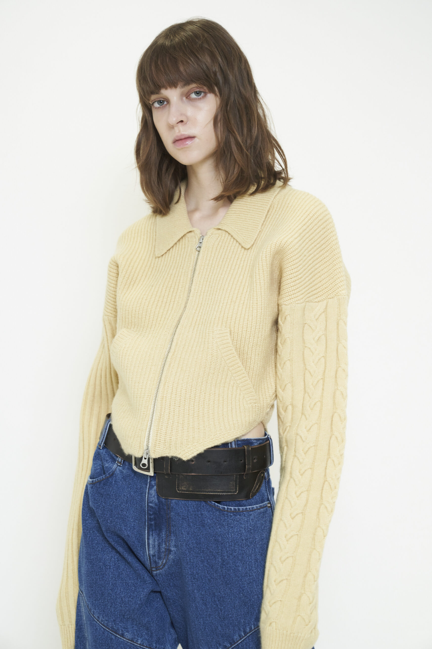 【POP UP / PREORDER】VIAVANDA× blackmeans LEATHER BELT / SABI BLACK