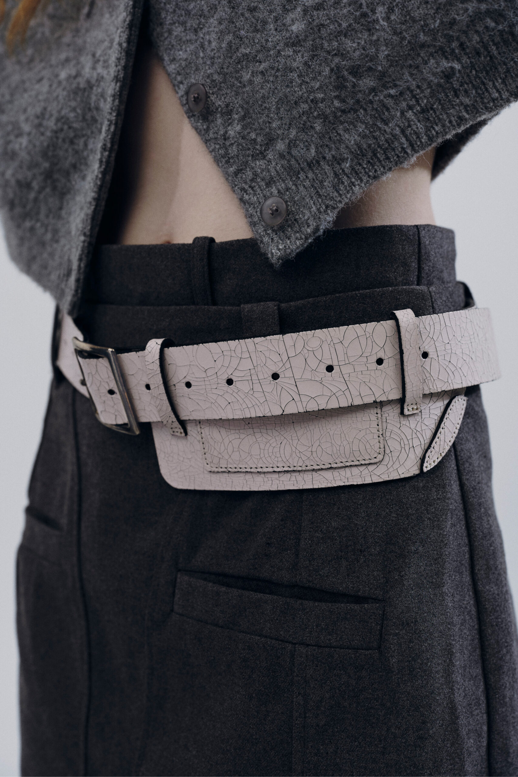 【POP UP / PREORDER】VIAVANDA× blackmeans LEATHER BELT / SAKURA