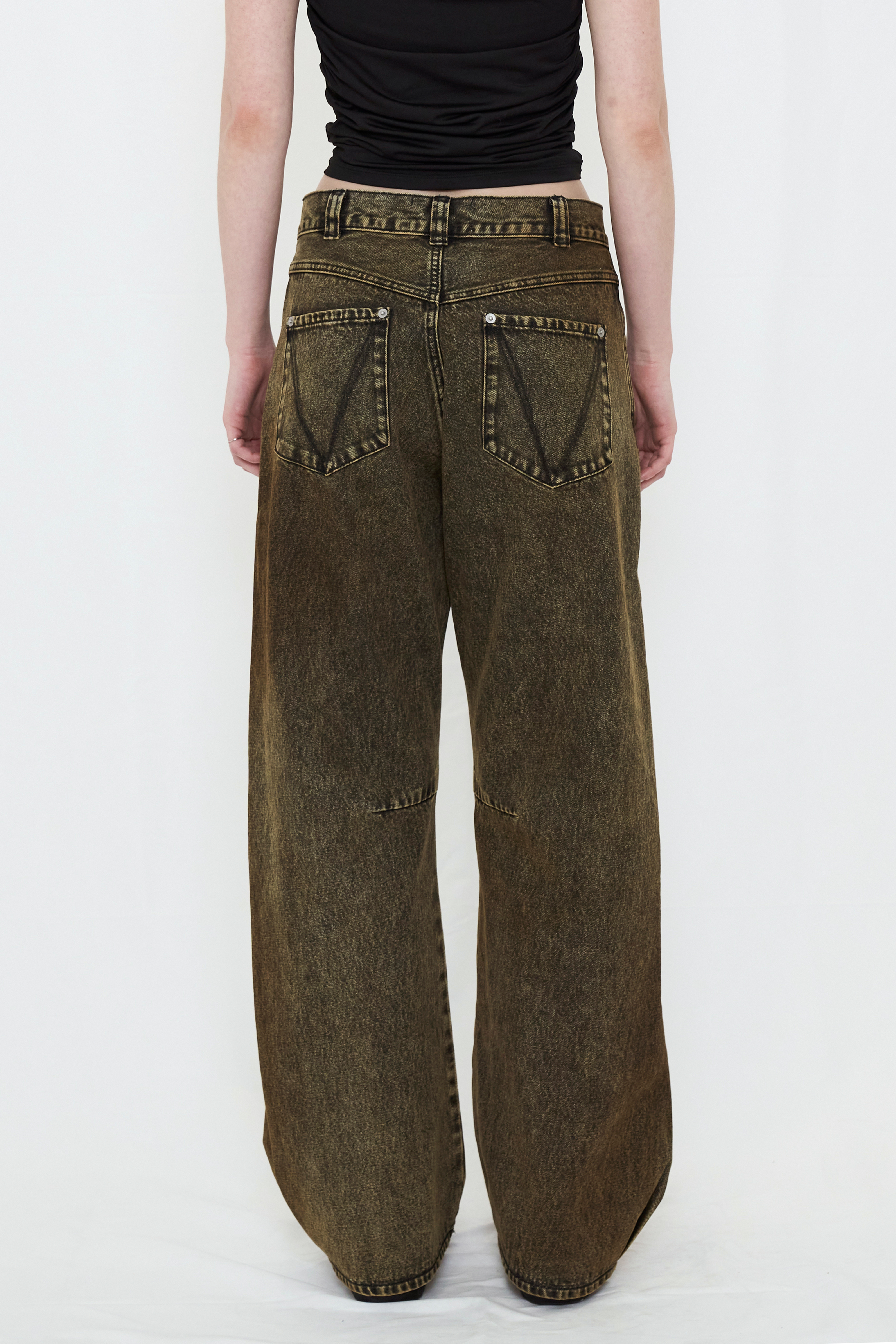 COLOR BOYFRIEND DENIM / YELLOW