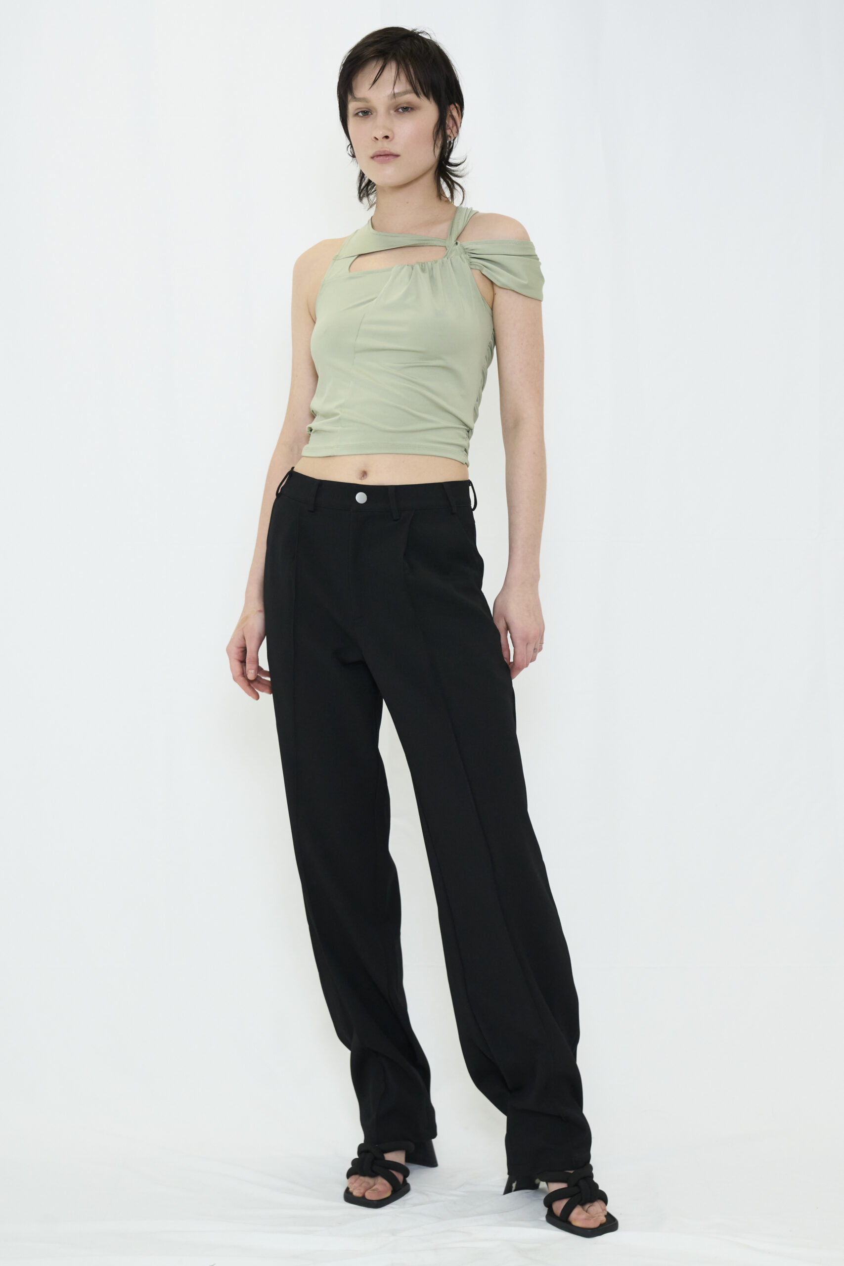 【POP UP】DROOP MUSUBI TOP / GREEN