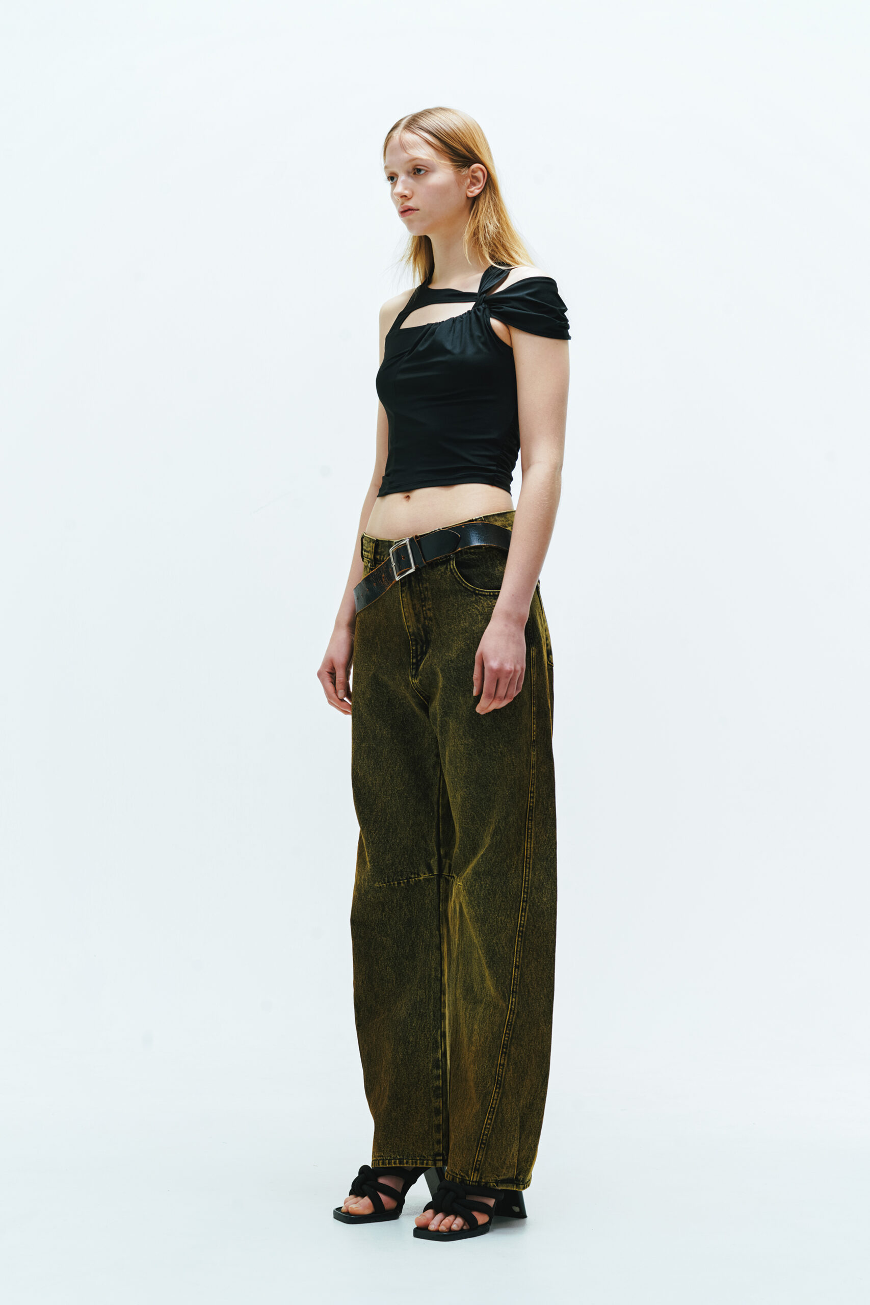 COLOR BOYFRIEND DENIM / YELLOW