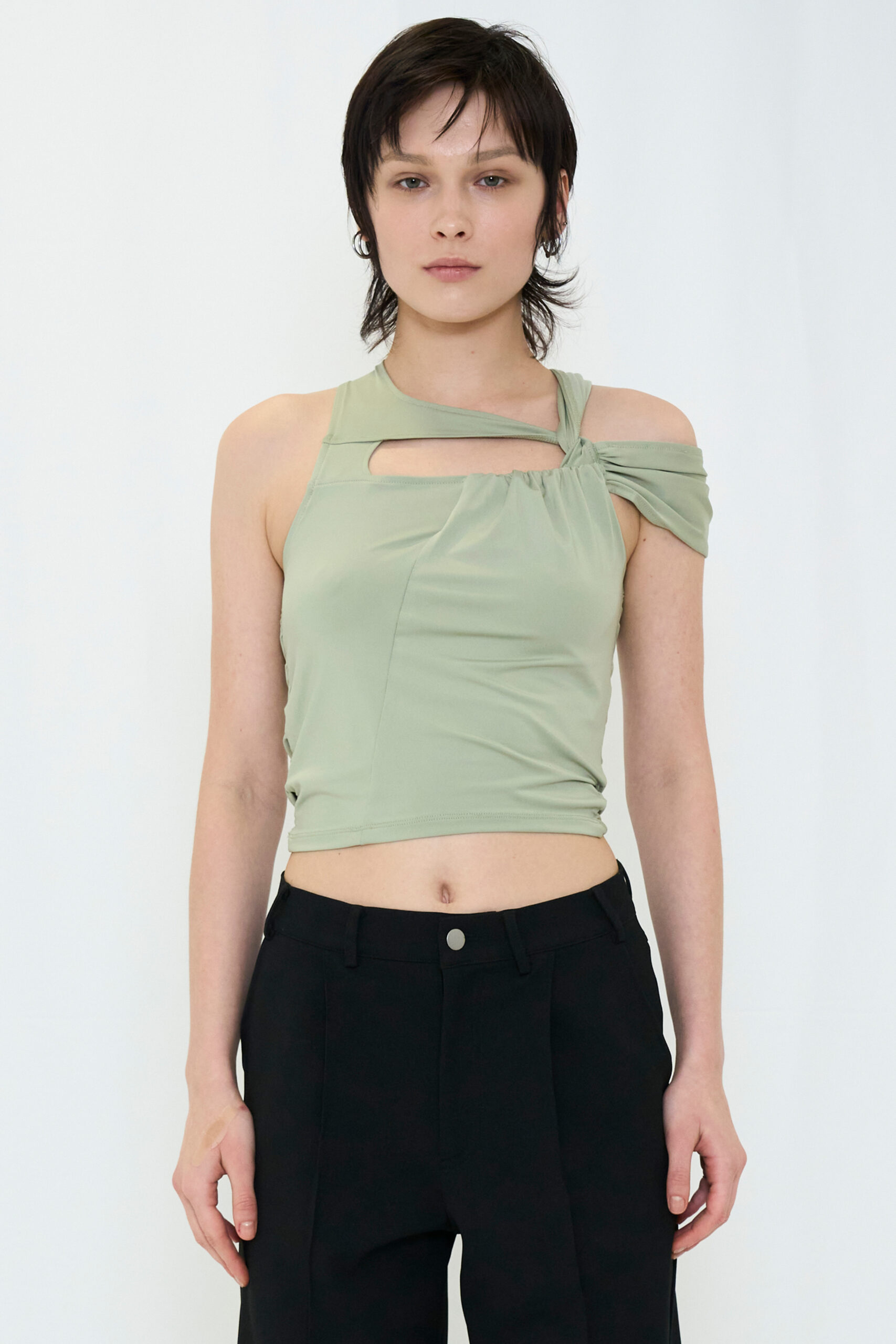 【POP UP】DROOP MUSUBI TOP / GREEN