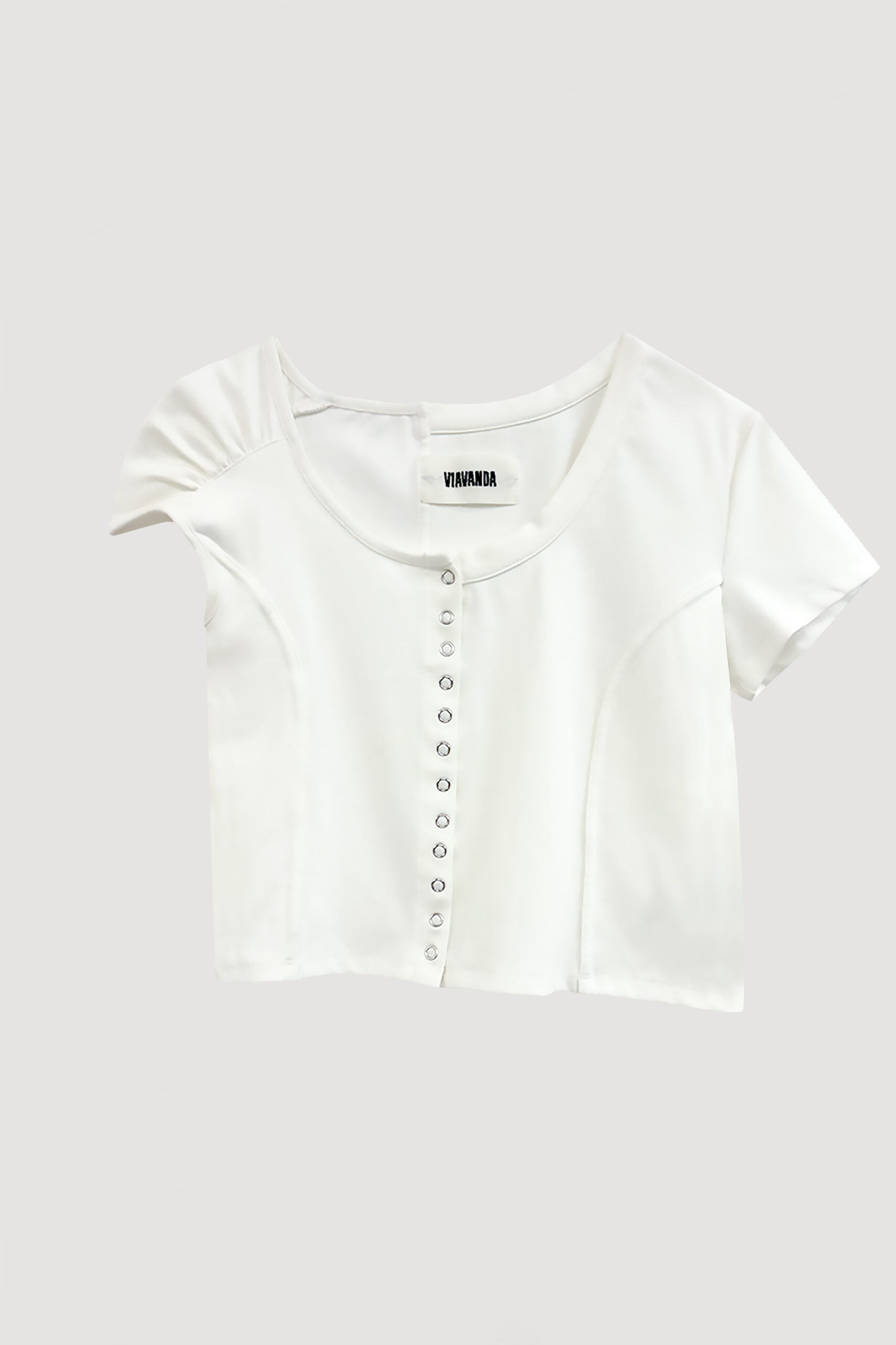 ASYMMETRIC MINI TOP / WHITE