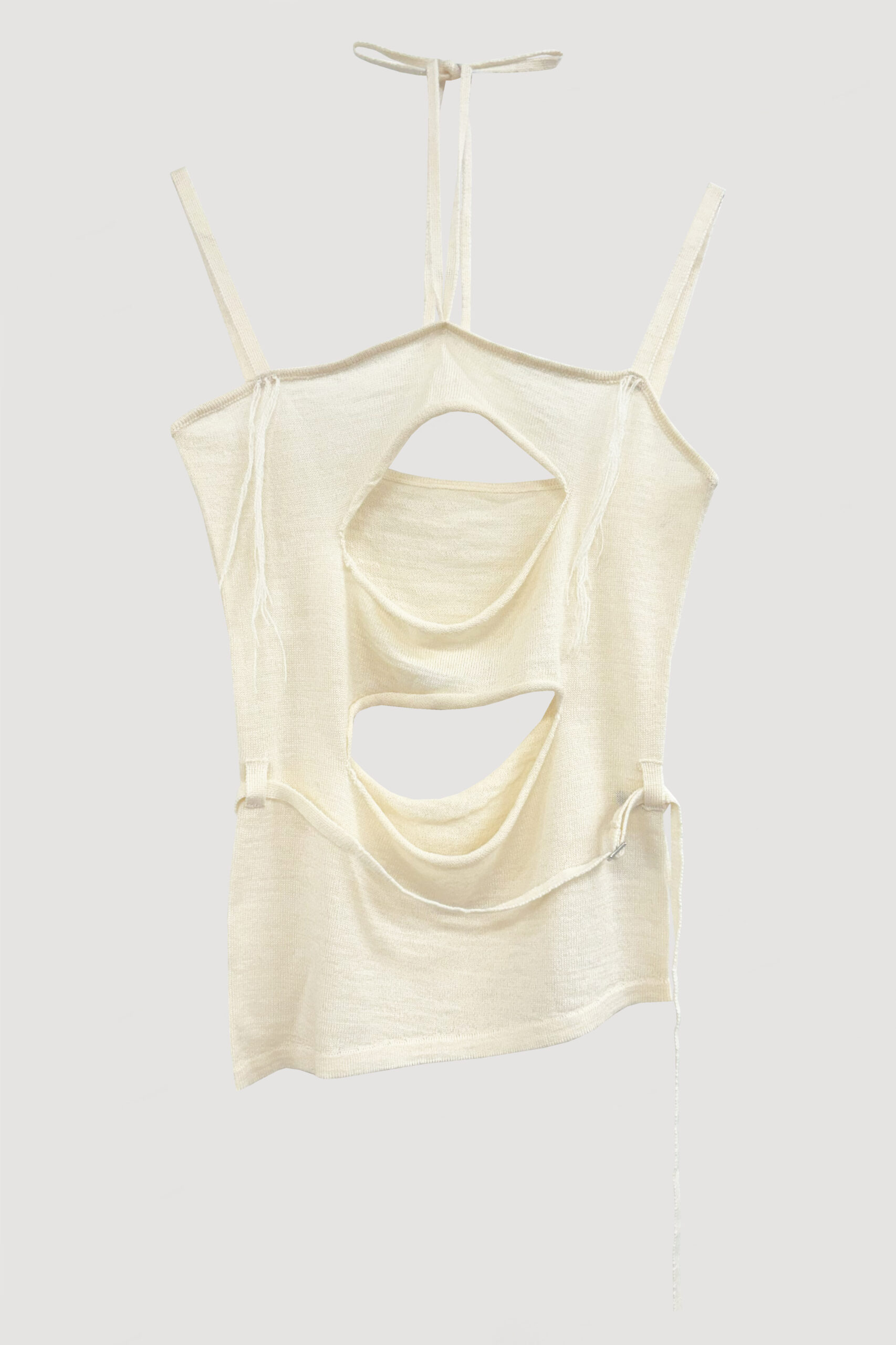 LAYERED KNIT CAMISOLE / IVORY