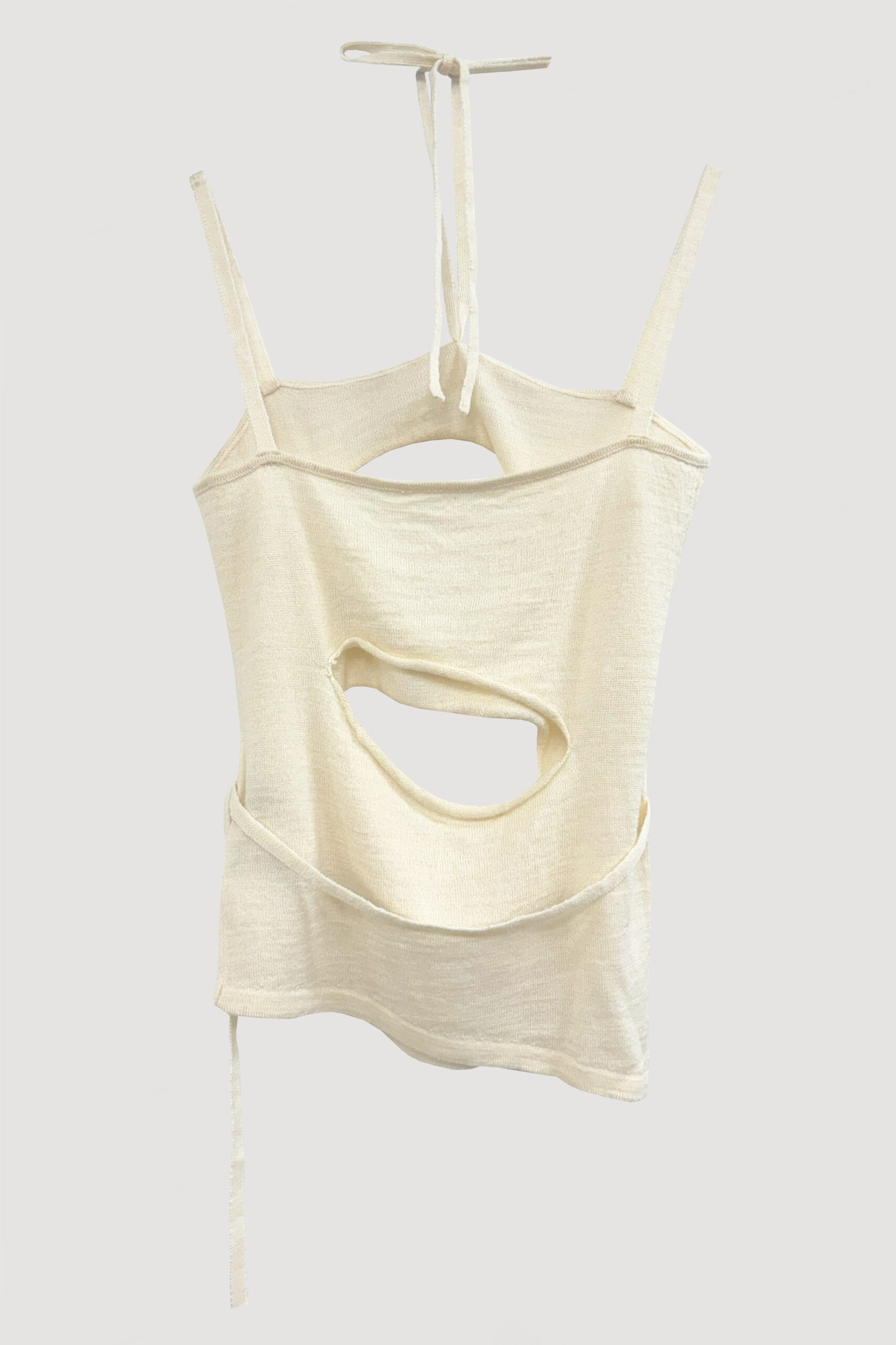 LAYERED KNIT CAMISOLE / IVORY