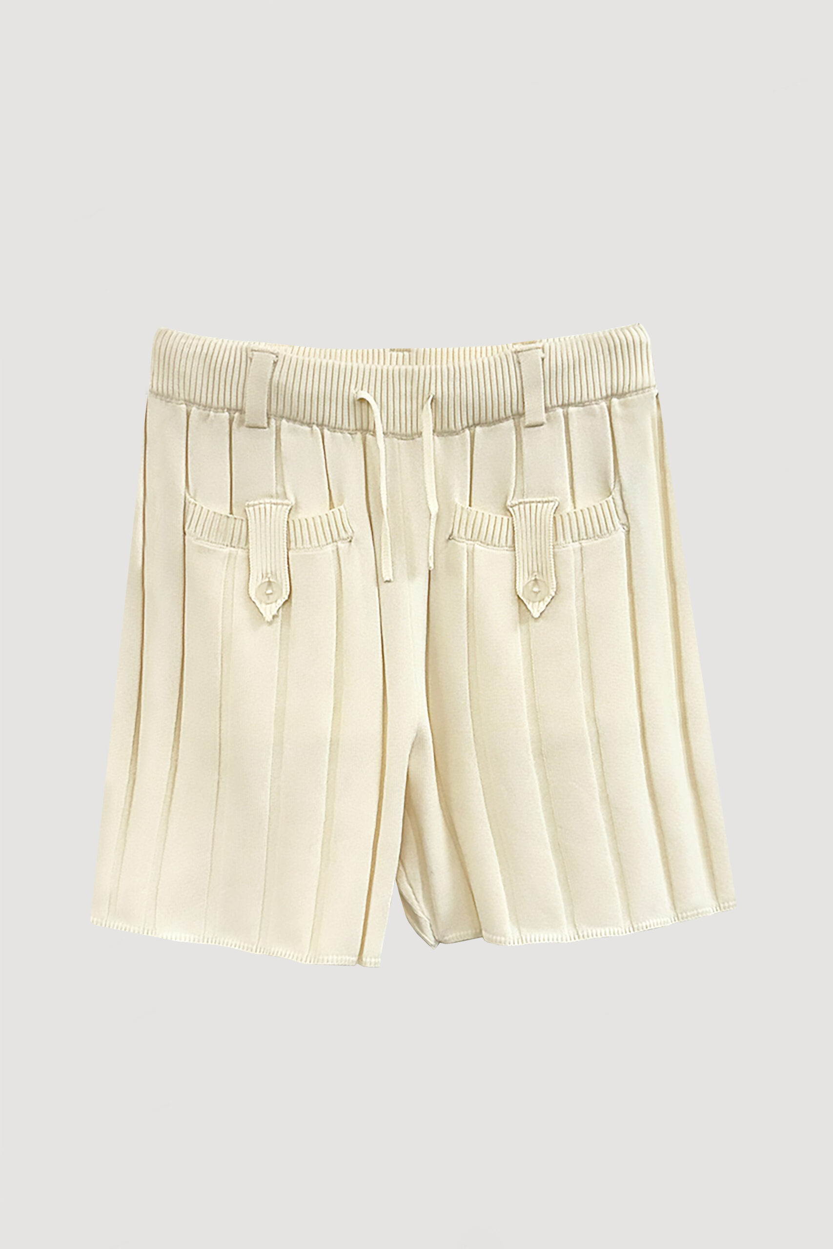 SMOOTH KNIT SHORT PANTS / IVORY