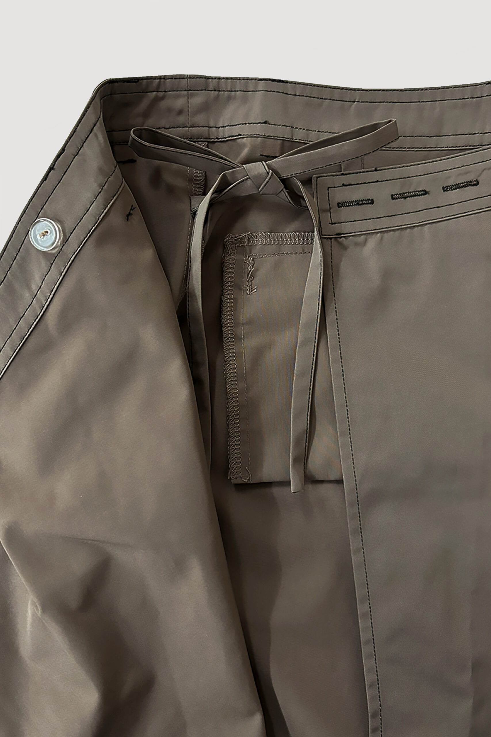 WRAP MAXI SKIRT / GRAY