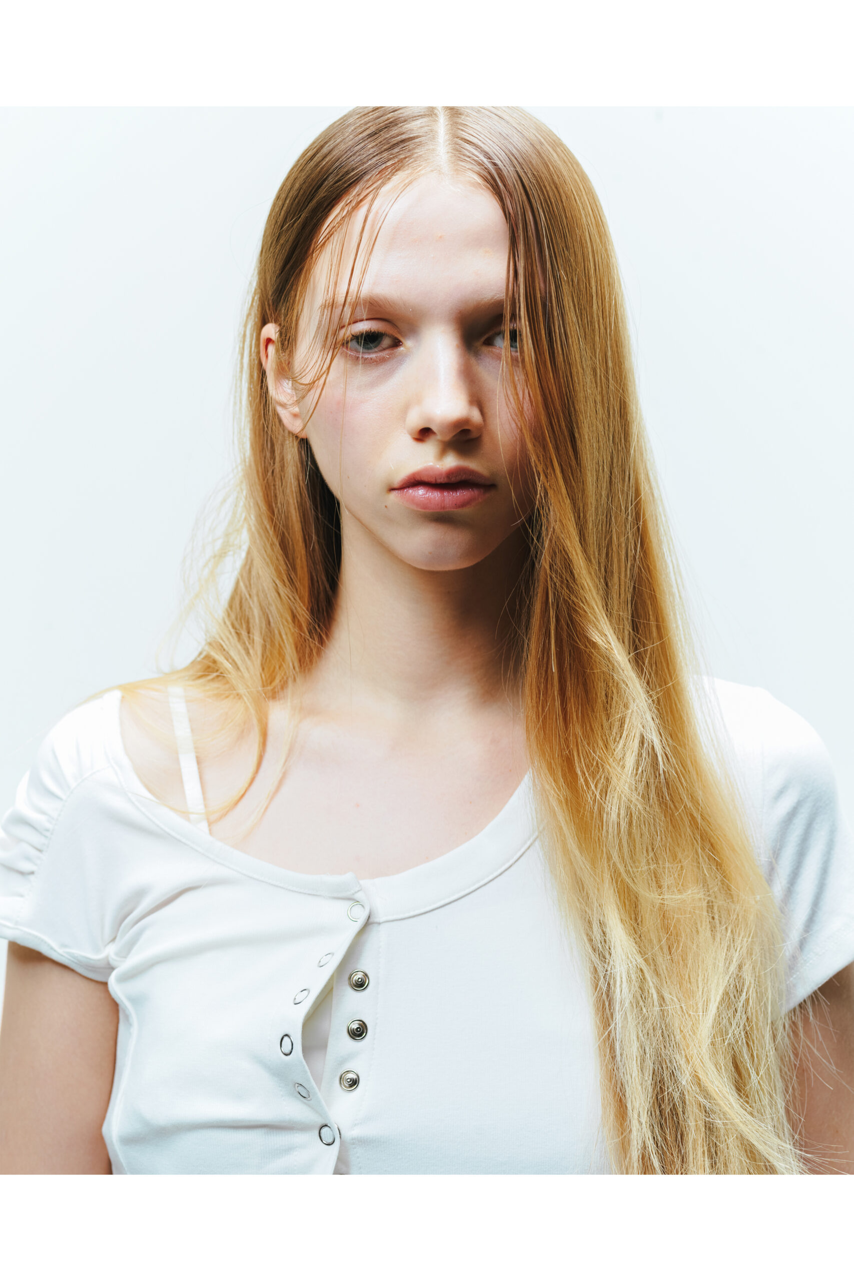 ASYMMETRIC MINI TOP / WHITE