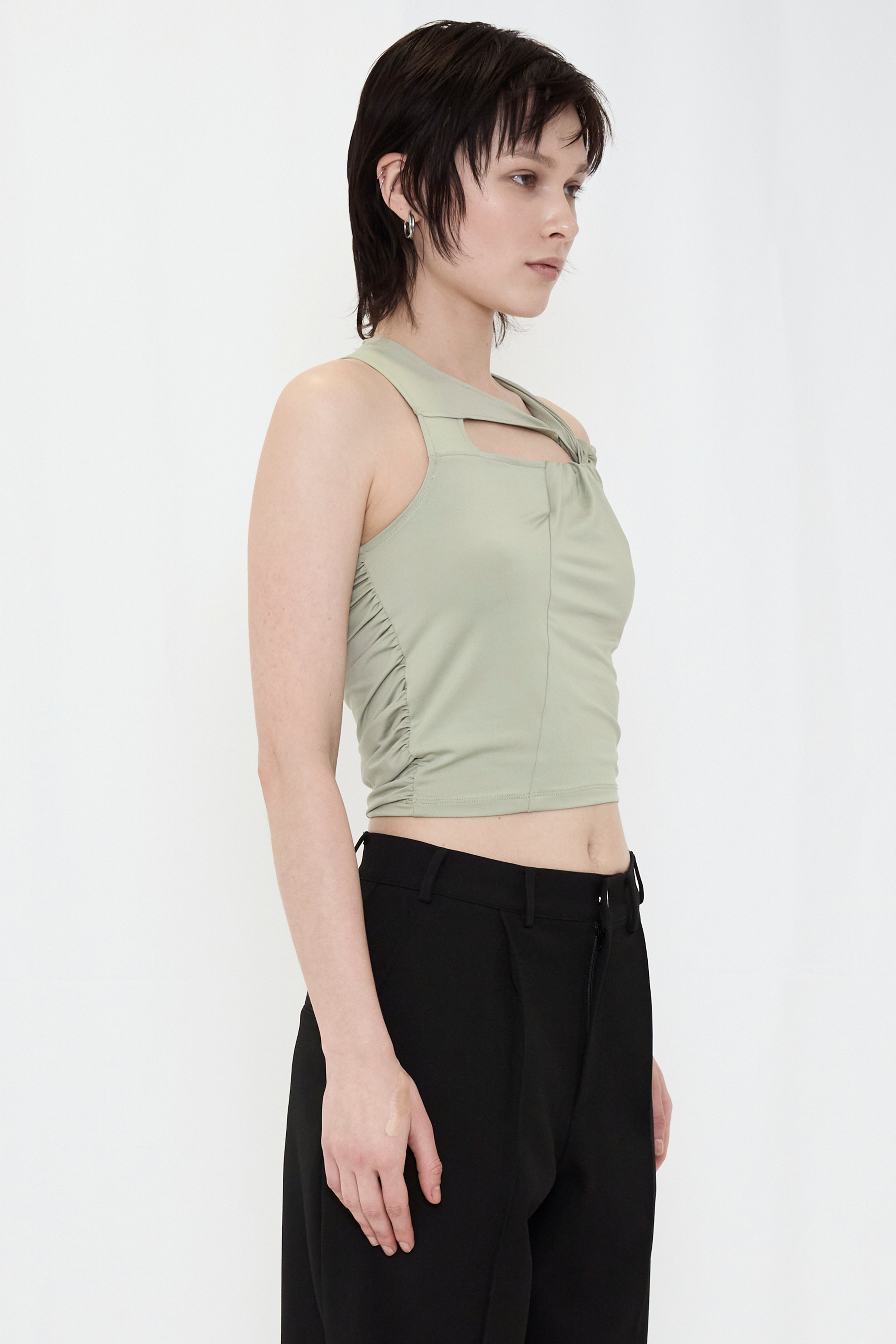DROOP MUSUBI TOP / GREEN