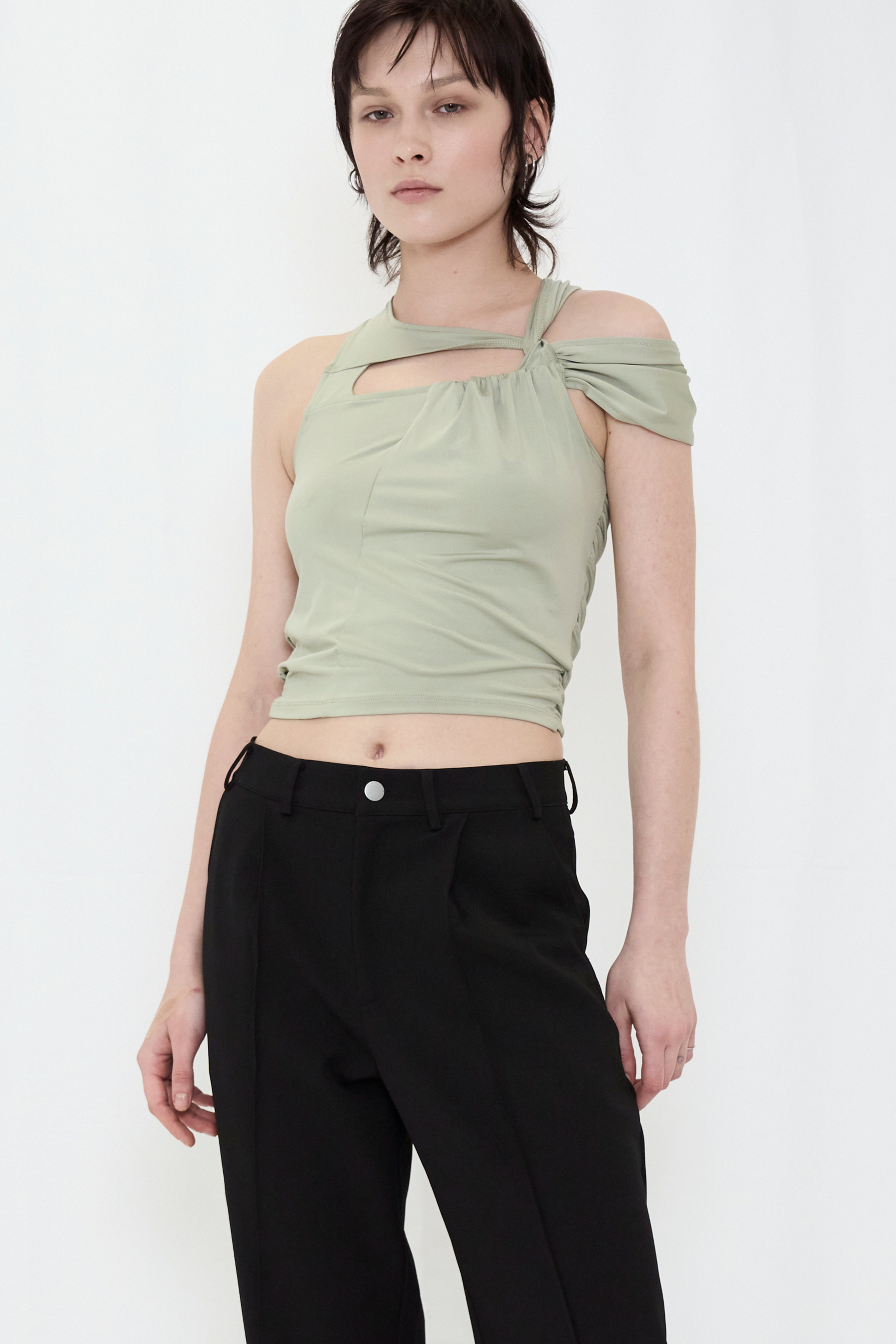 DROOP MUSUBI TOP / GREEN