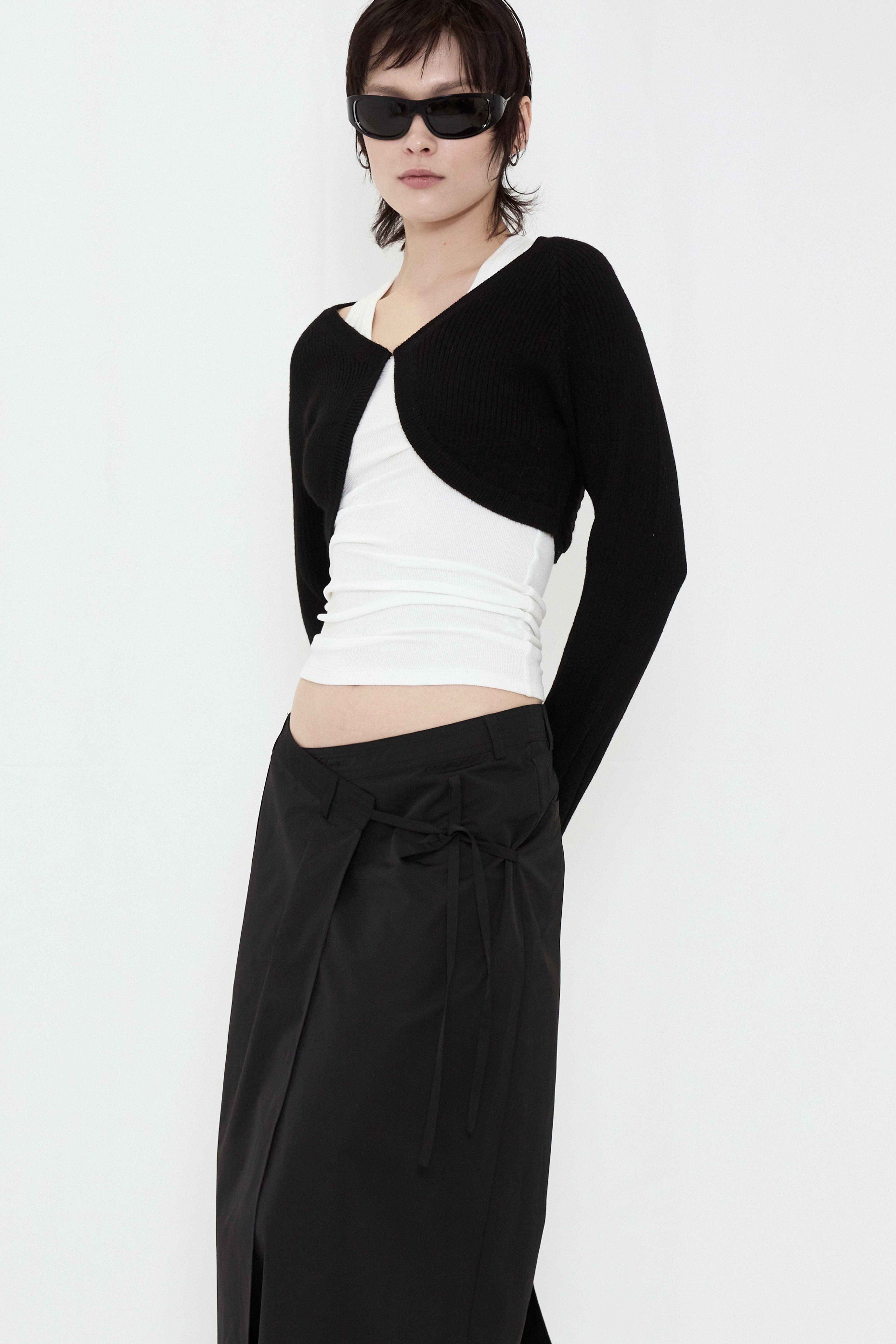 TUCK RIB TANK TOP / WHITE