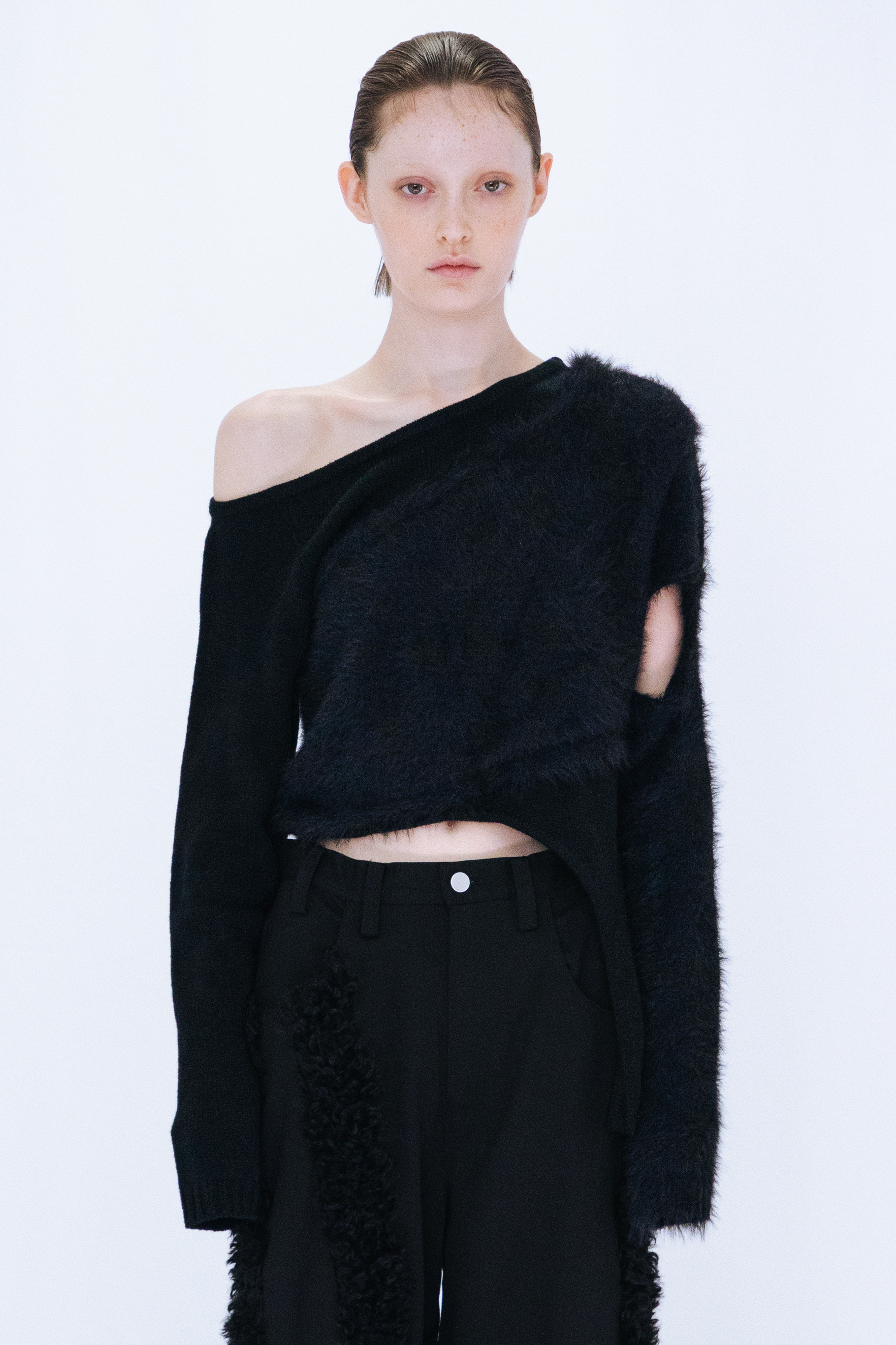 DOCKING KNIT TOP / BLACK