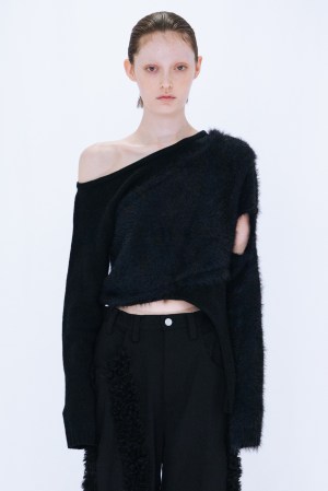 DOCKING KNIT TOP / BLACK