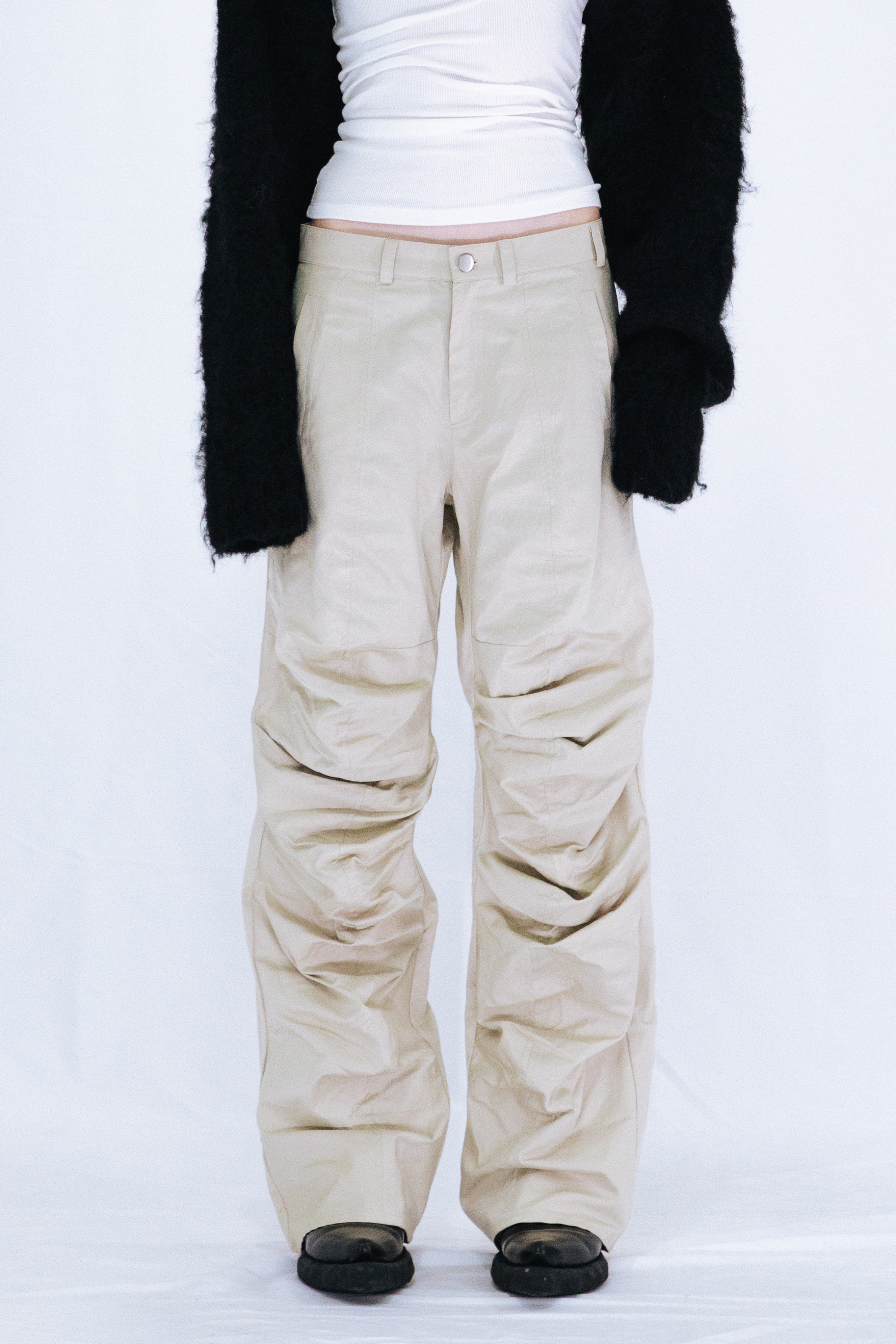 WAVE TROUSERS / BEIGE