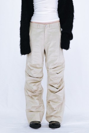 WAVE TROUSERS / BEIGE
