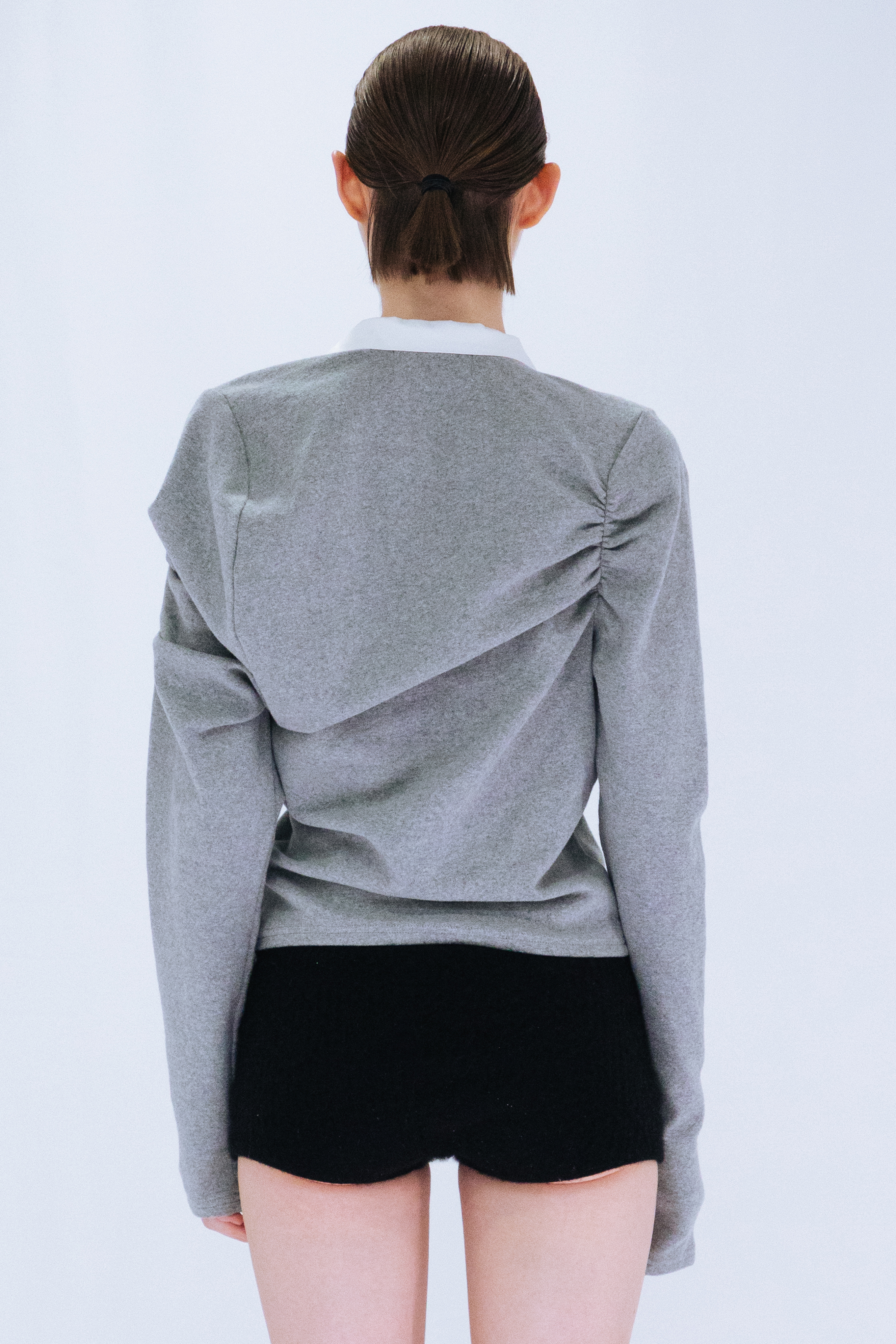 ASYMMETRIC POLO SHIRT / GLAY