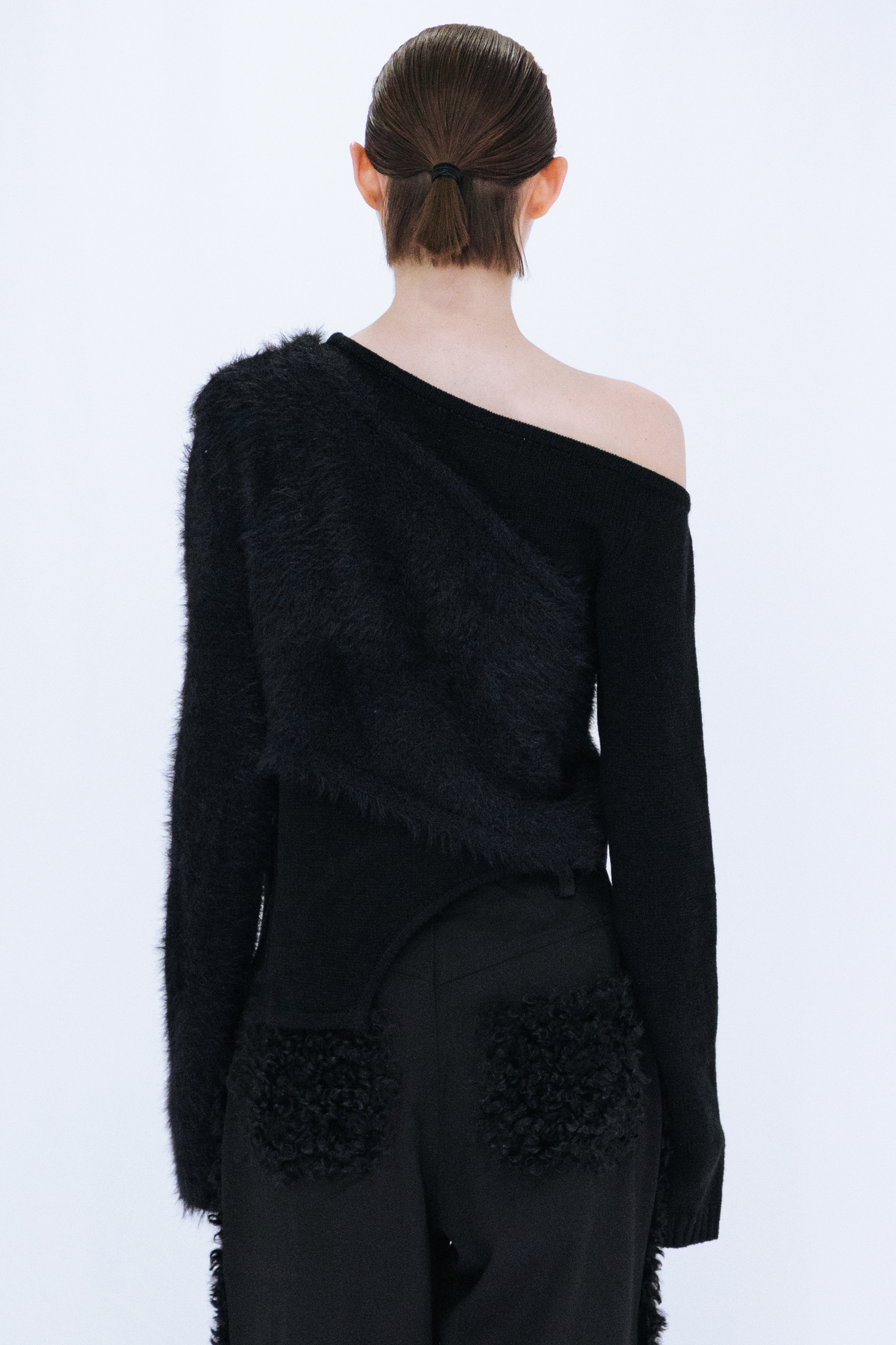 DOCKING KNIT TOP / BLACK