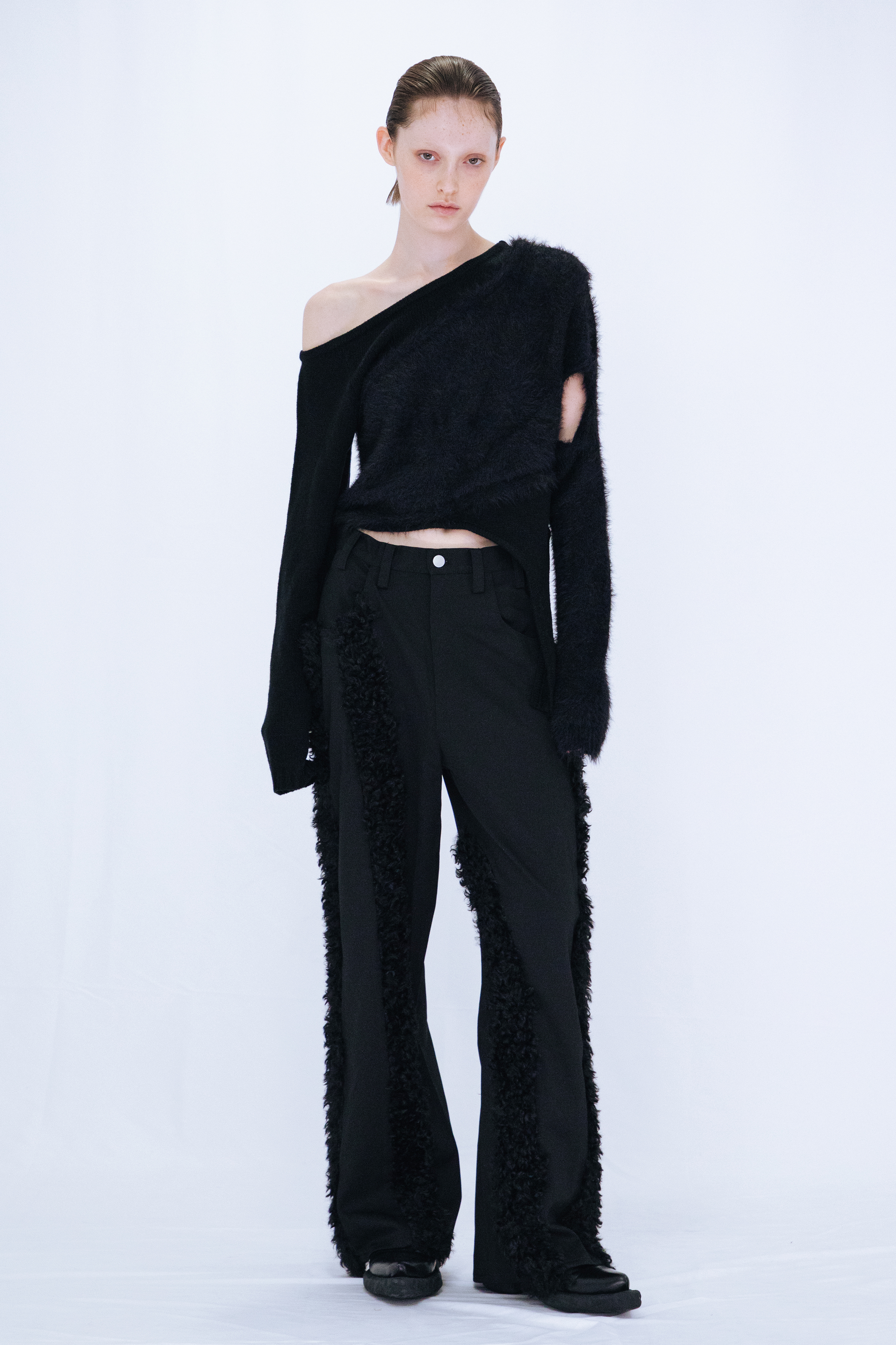 DOCKING KNIT TOP / BLACK
