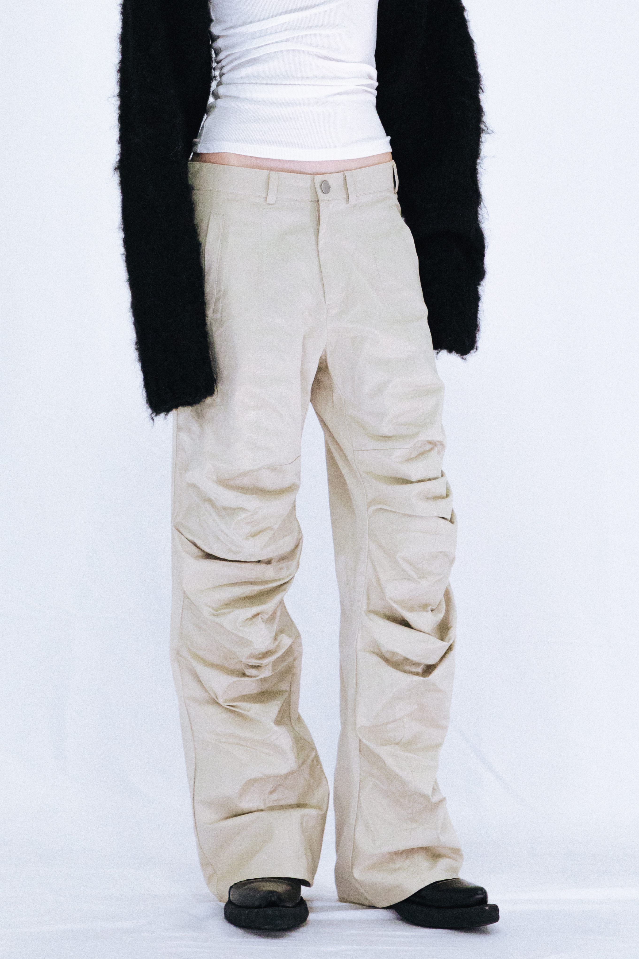 WAVE TROUSERS / BEIGE