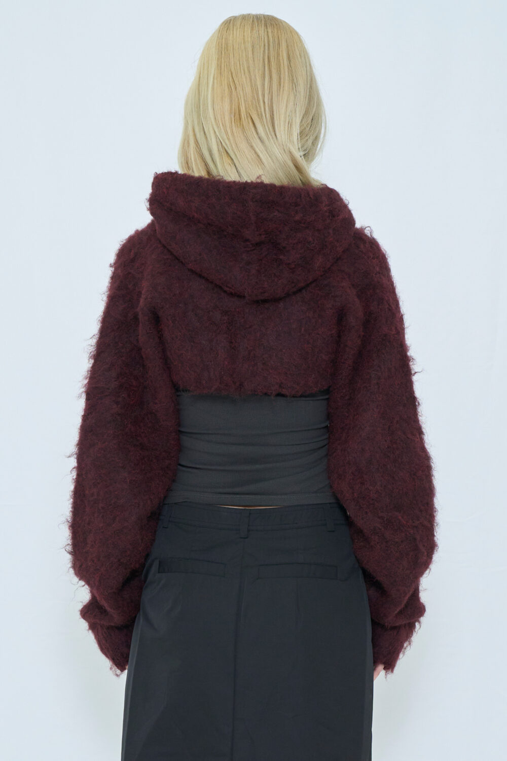 小物 viatvanda 2WAY HOODED MUFFLER KNIT 2WAY HOODED MUFFLER KNIT / IVORY – VIAVANDA