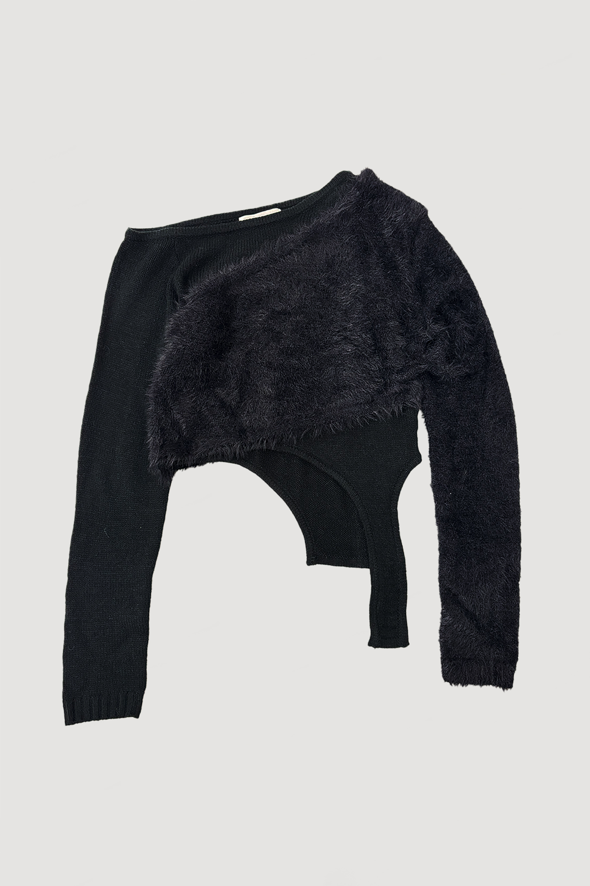 DOCKING KNIT TOP / BLACK