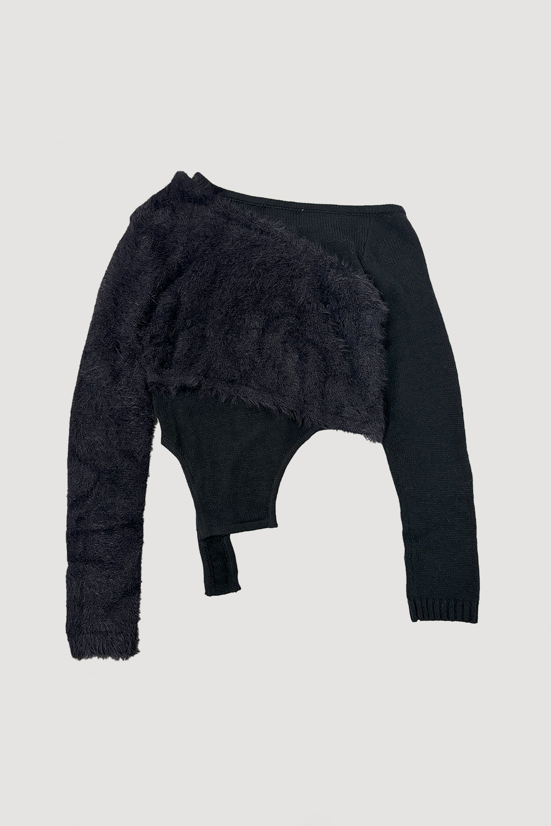 DOCKING KNIT TOP / BLACK