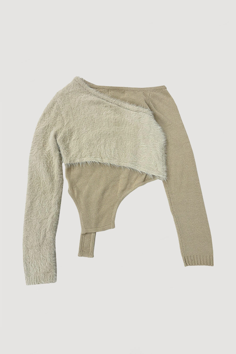 DOCKING KNIT TOP / BEIGE – VIAVANDA