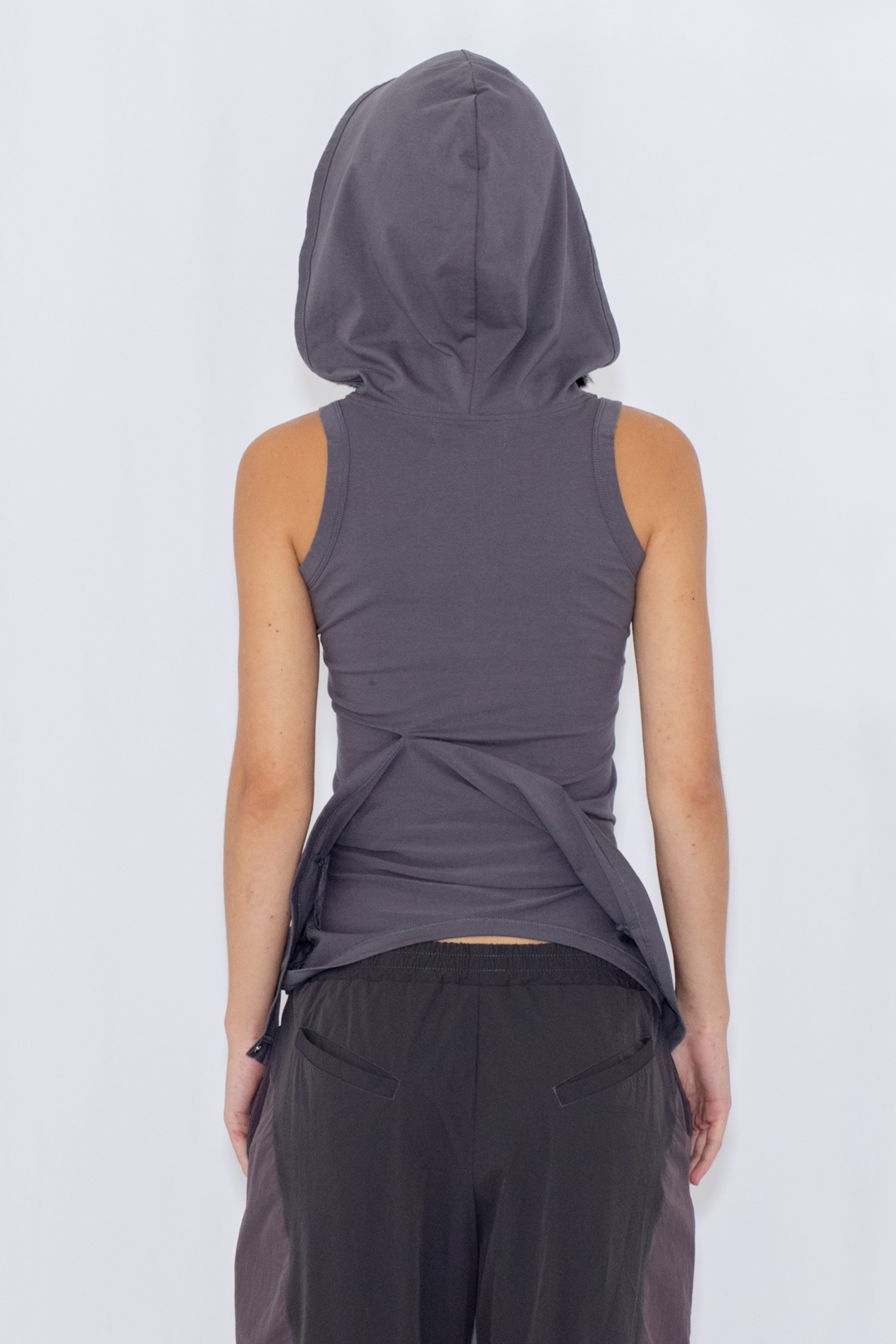 2WAY LAYERED TOP / GRAY