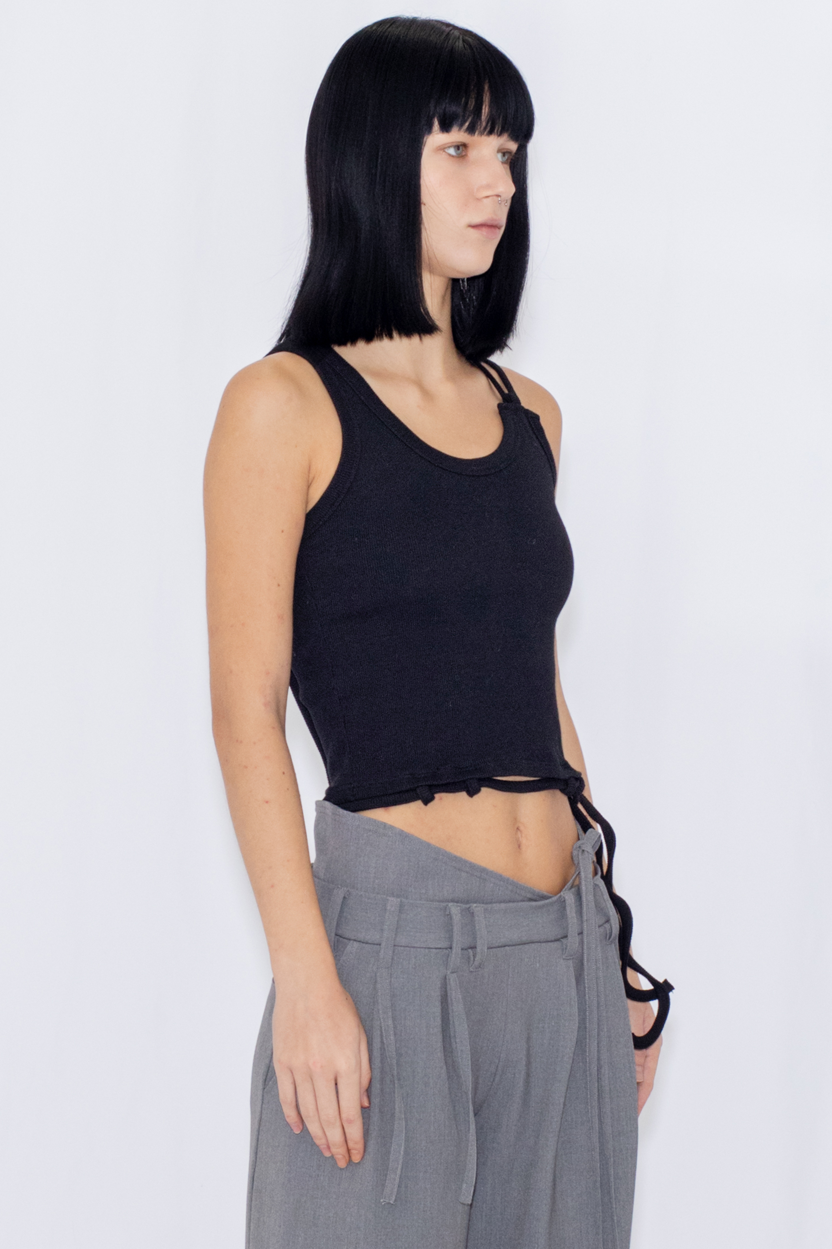 BELT LOOP TANK / BLACK