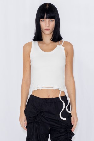 BELT LOOP TANK / WHITE