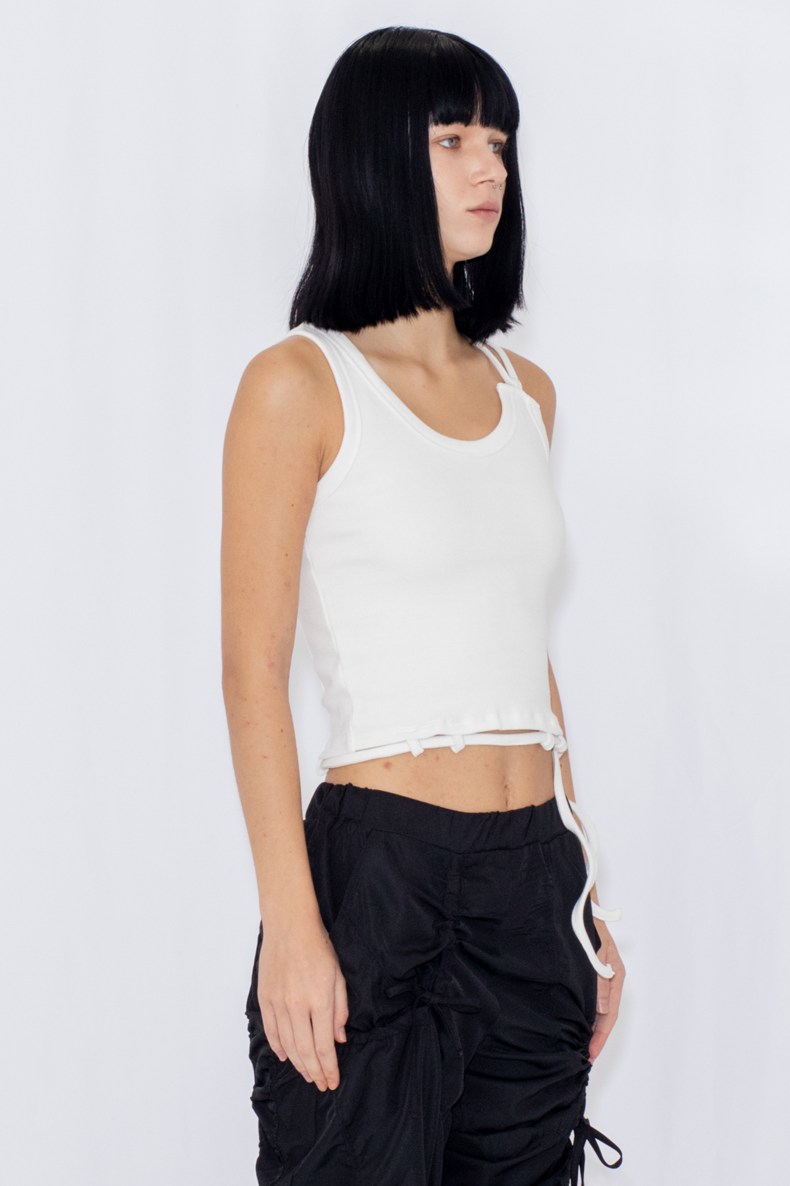BELT LOOP TANK / WHITE
