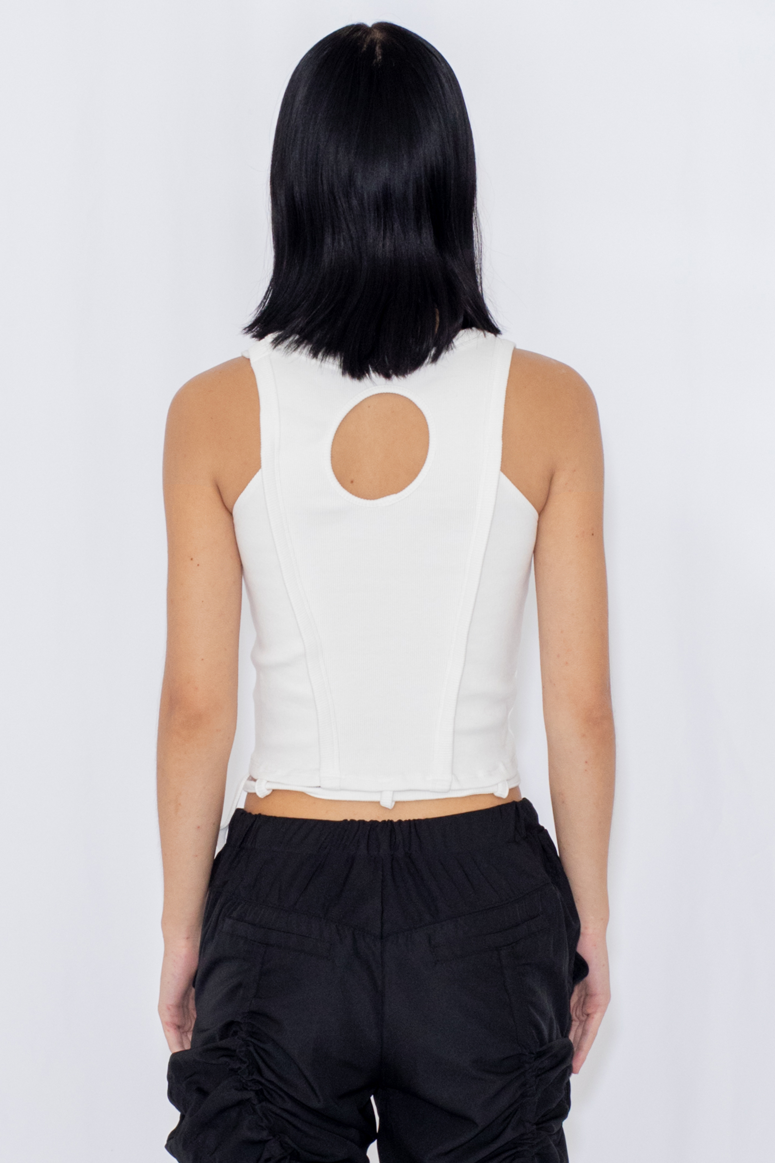 BELT LOOP TANK / WHITE