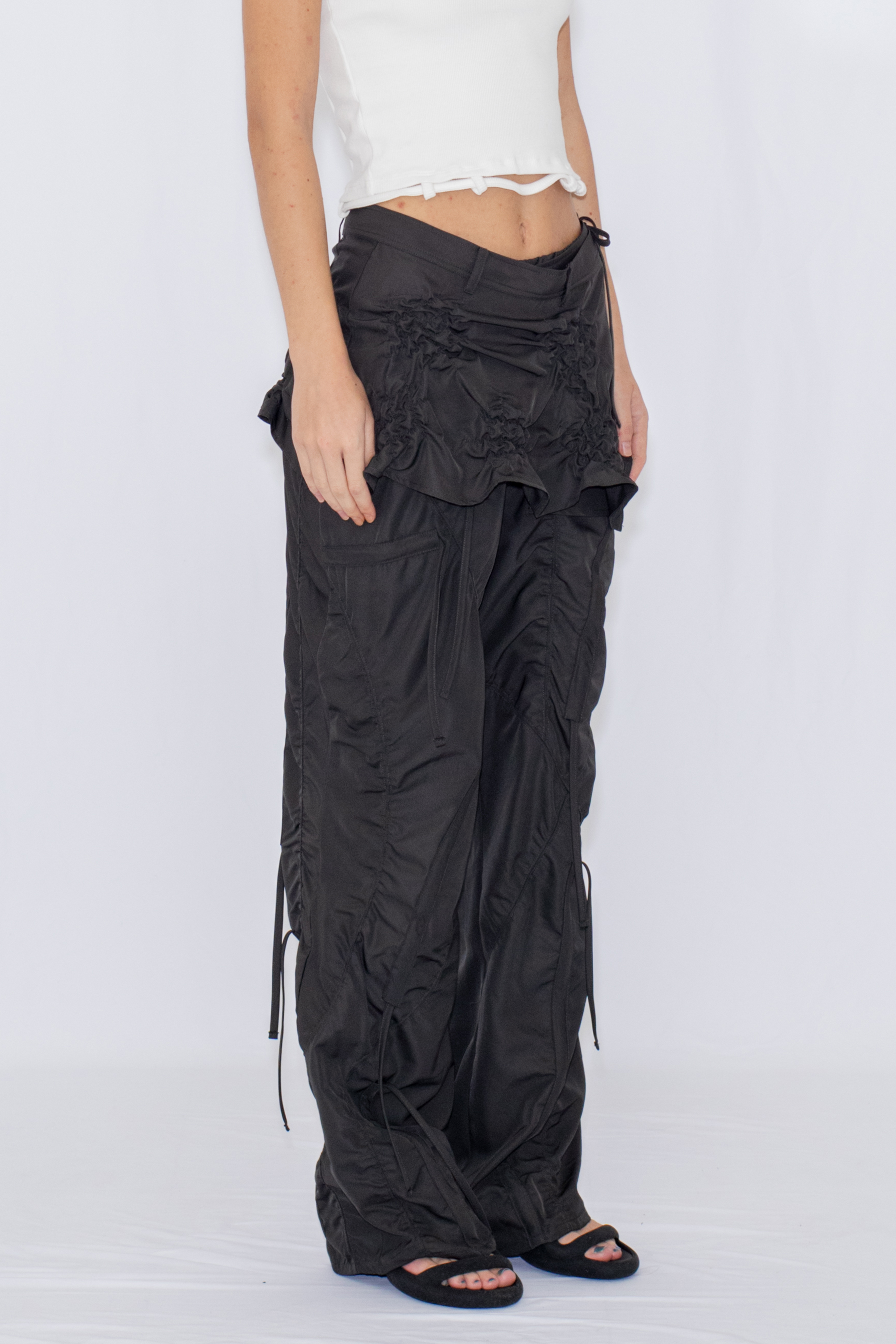 MULTI WAY STRINGS PANTS / GRAY