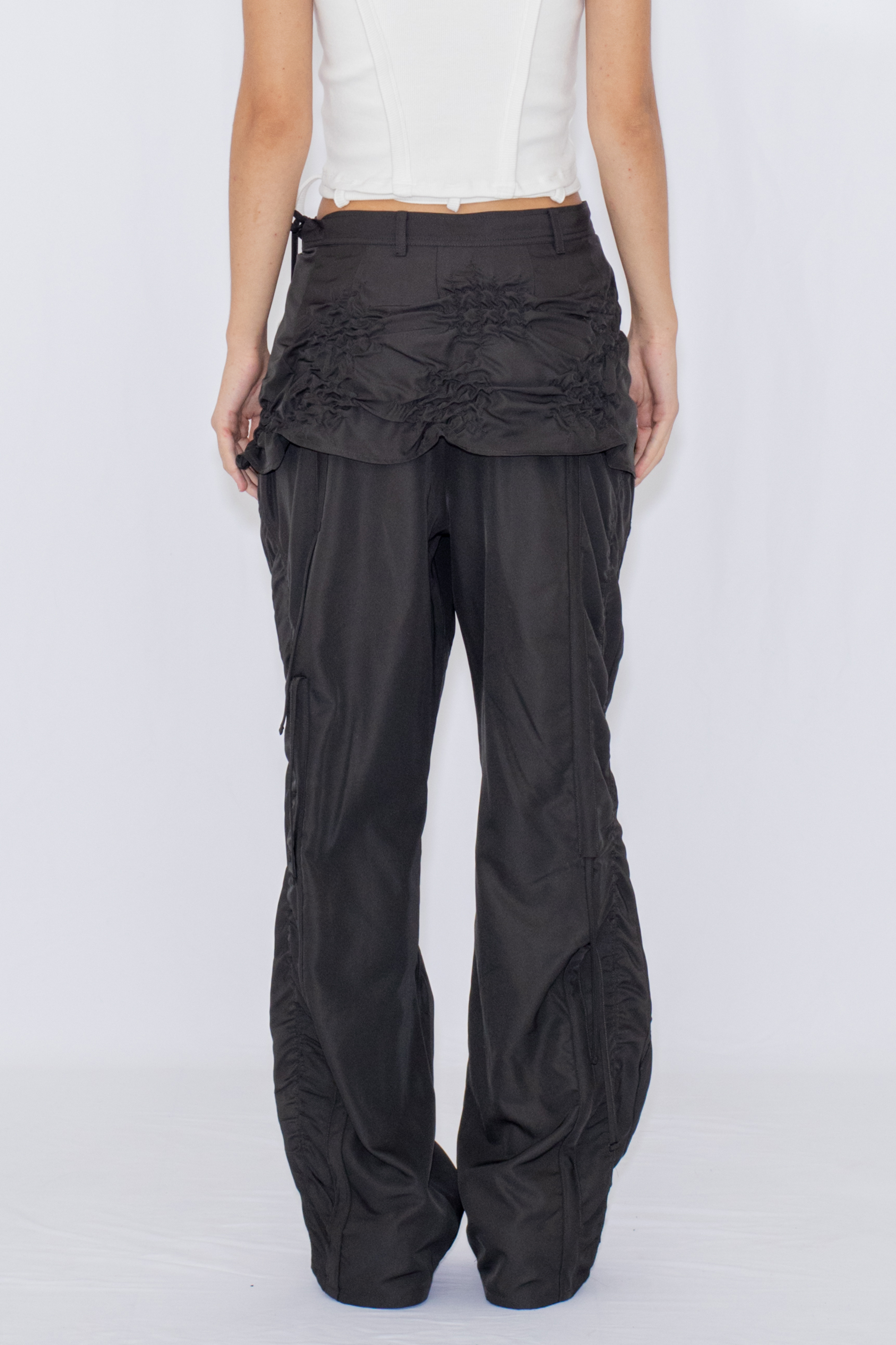 MULTI WAY STRINGS PANTS / GRAY
