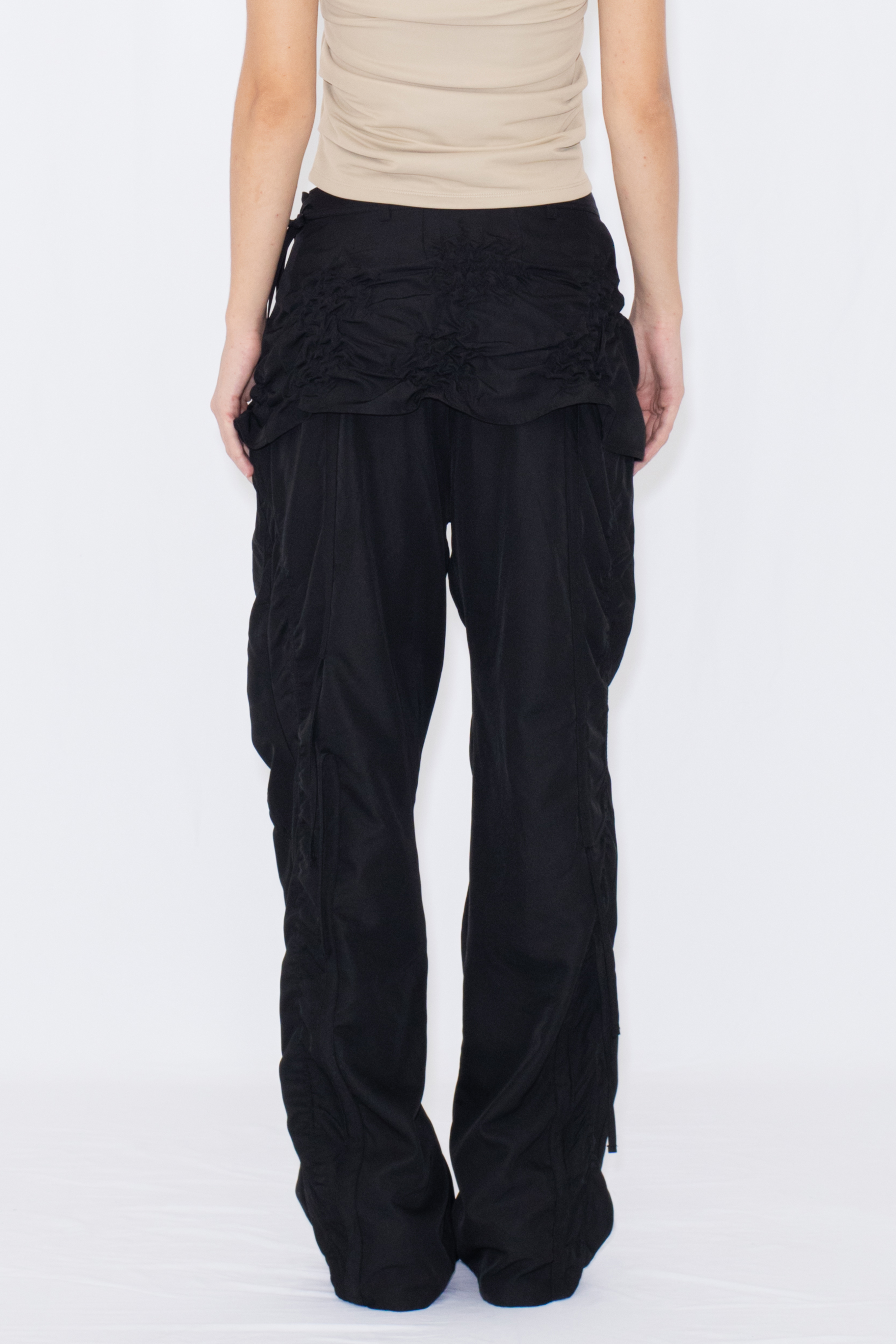 MULTI WAY STRINGS PANTS / BLACK
