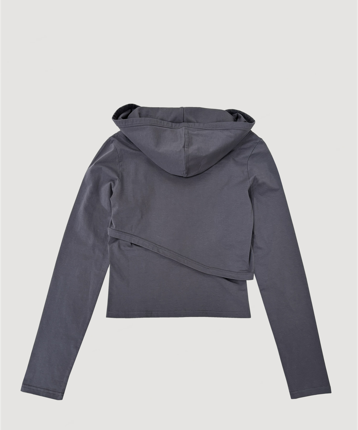 2WAY LAYERED TOP / GRAY