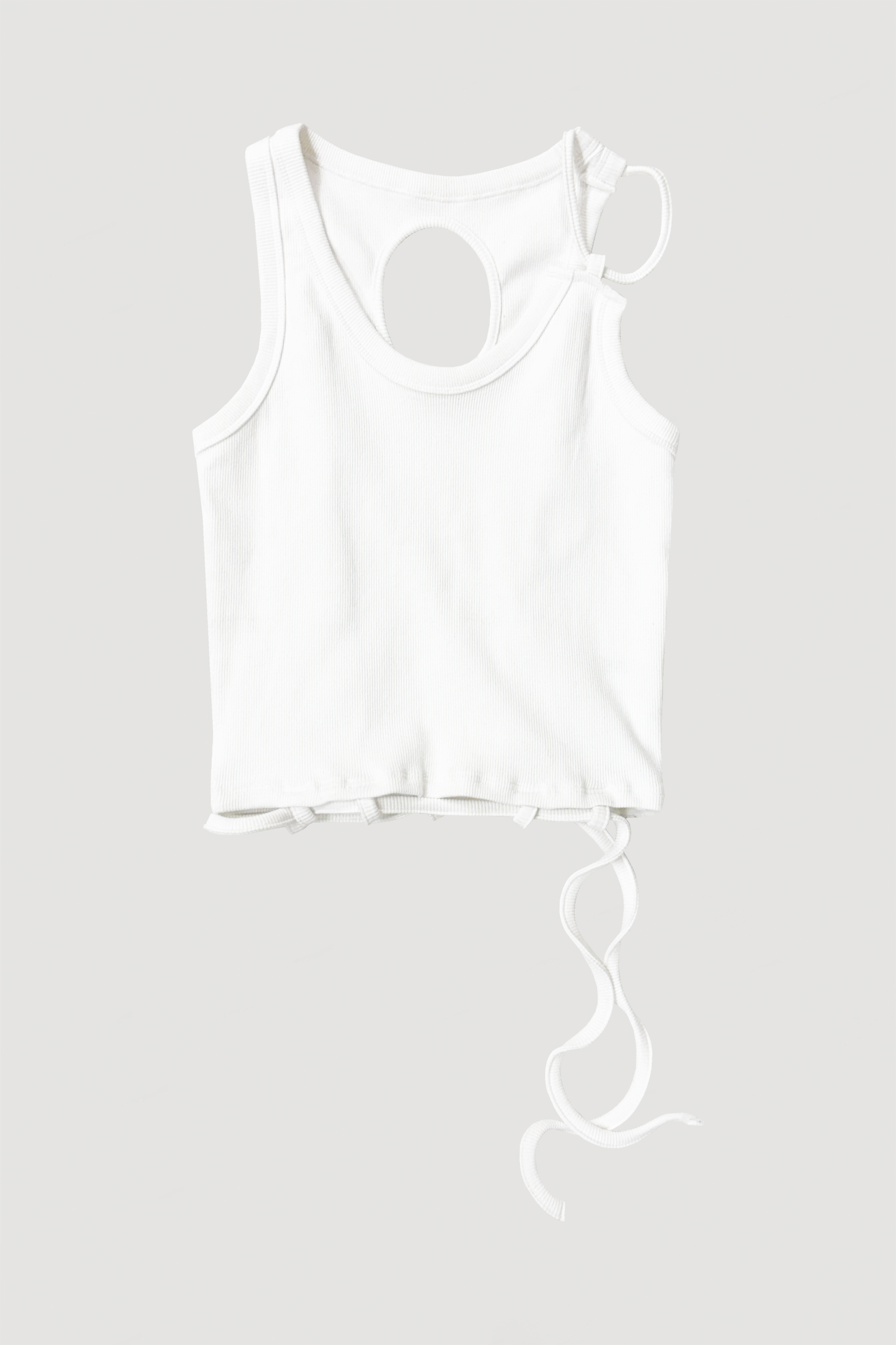 BELT LOOP TANK / WHITE