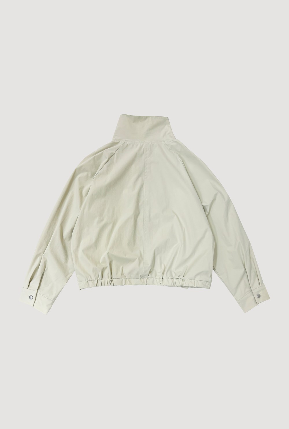Ivory Running Jacket DRAWSTRING TRACK JACKET / IVORY – VIAVANDA