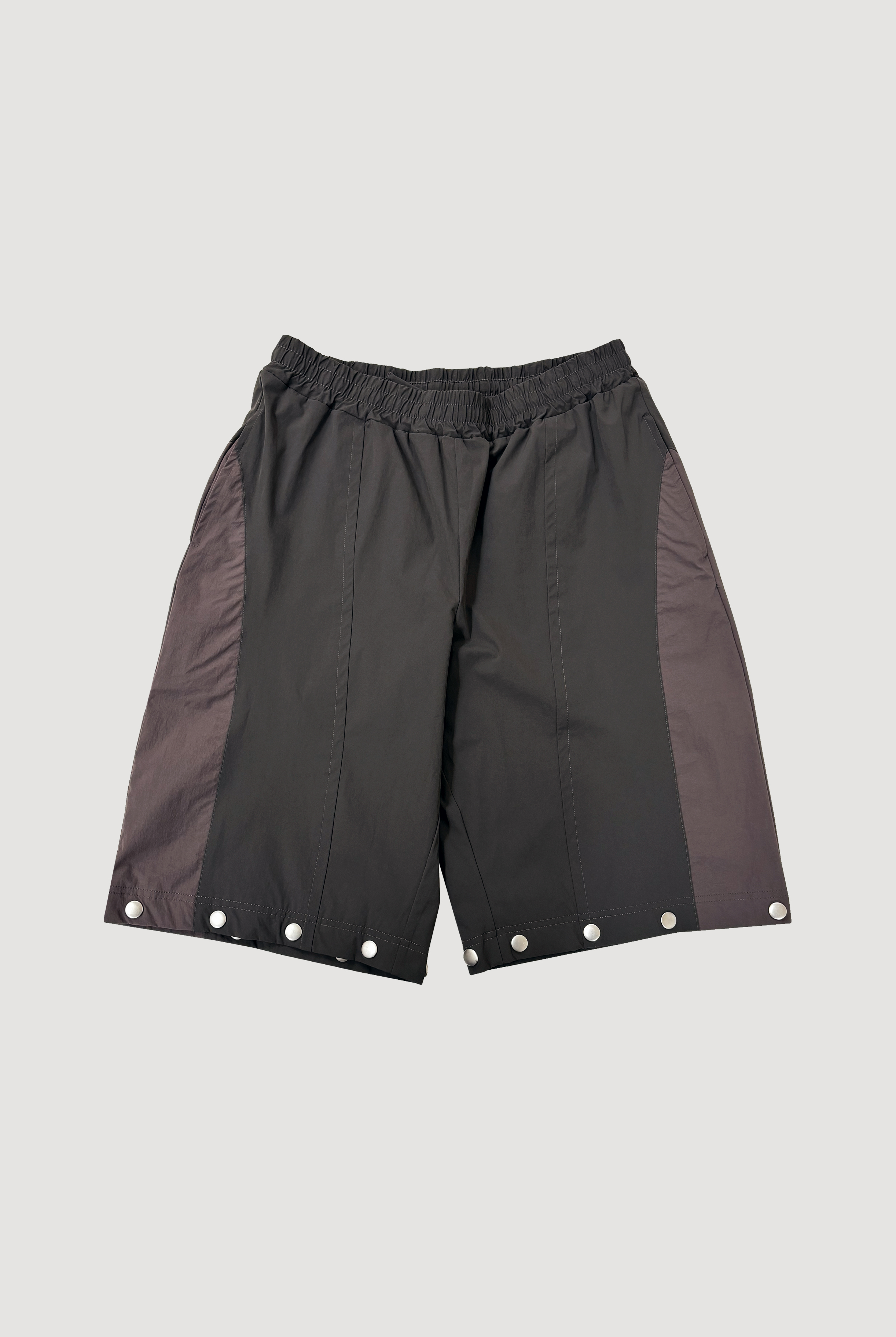 2WAY DEFORMED TRACK PANTS / CHARCOAL