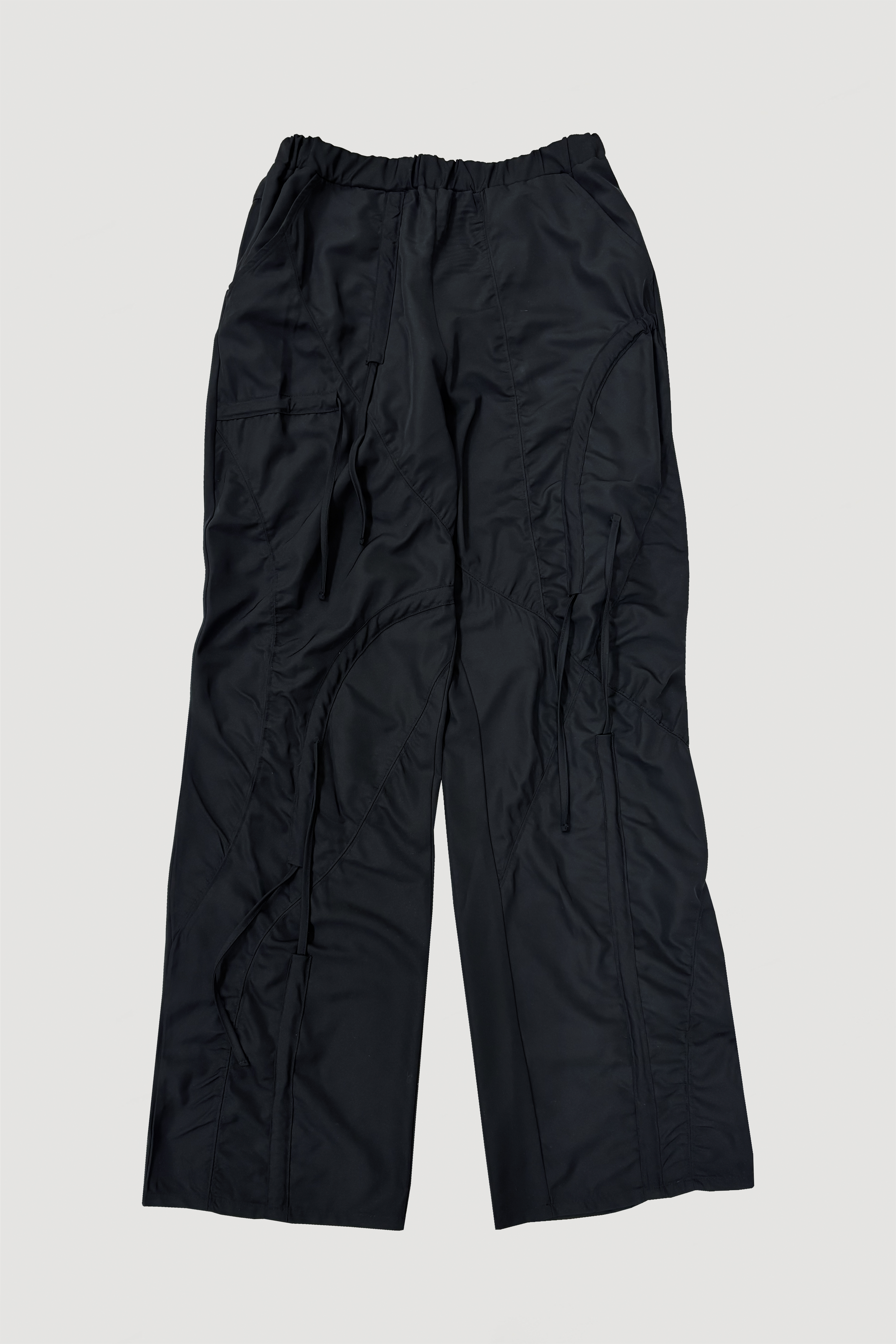 MULTI WAY STRINGS PANTS / BLACK