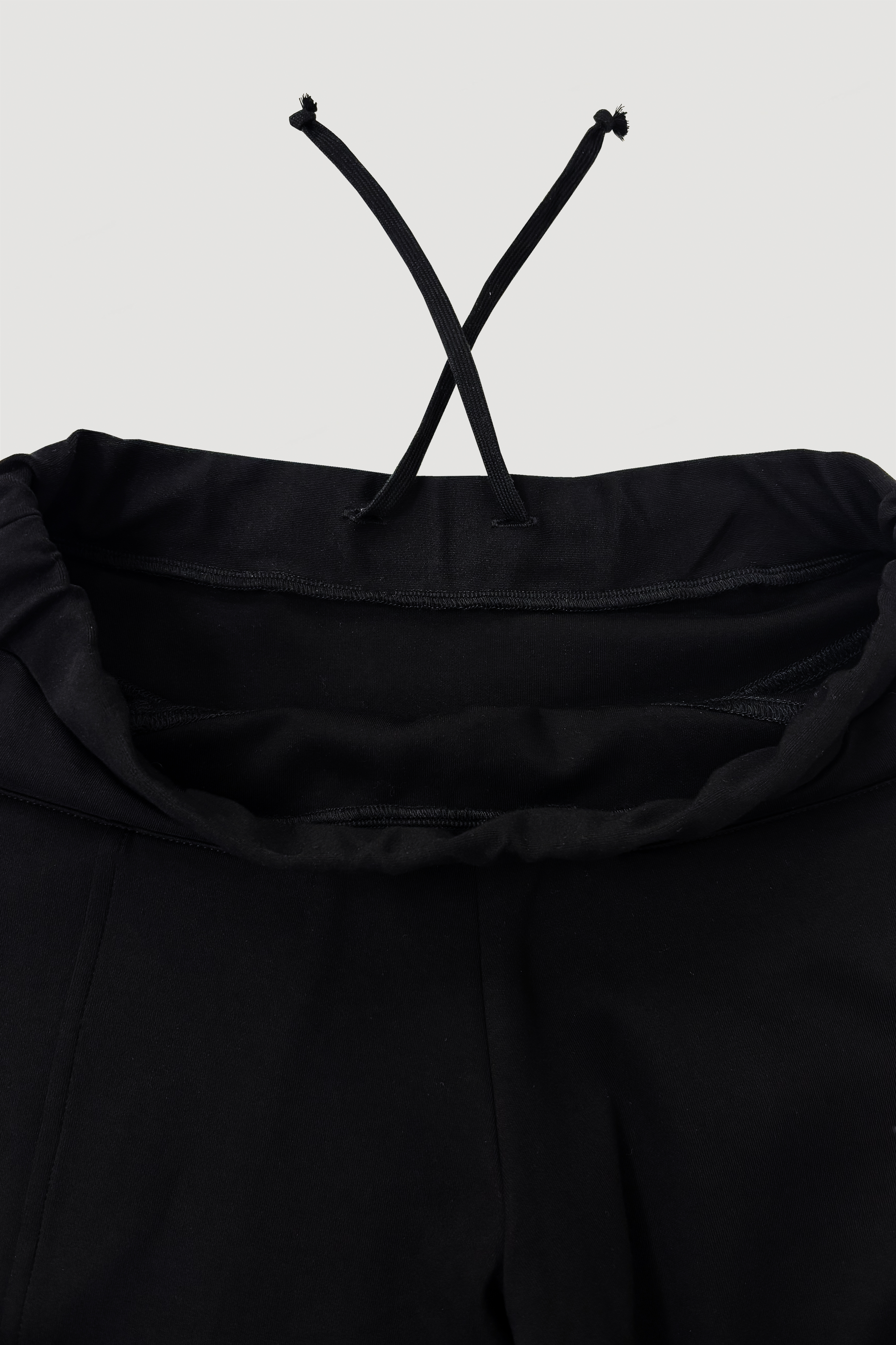 SWITCHING JERSEY PANTS / BLACK