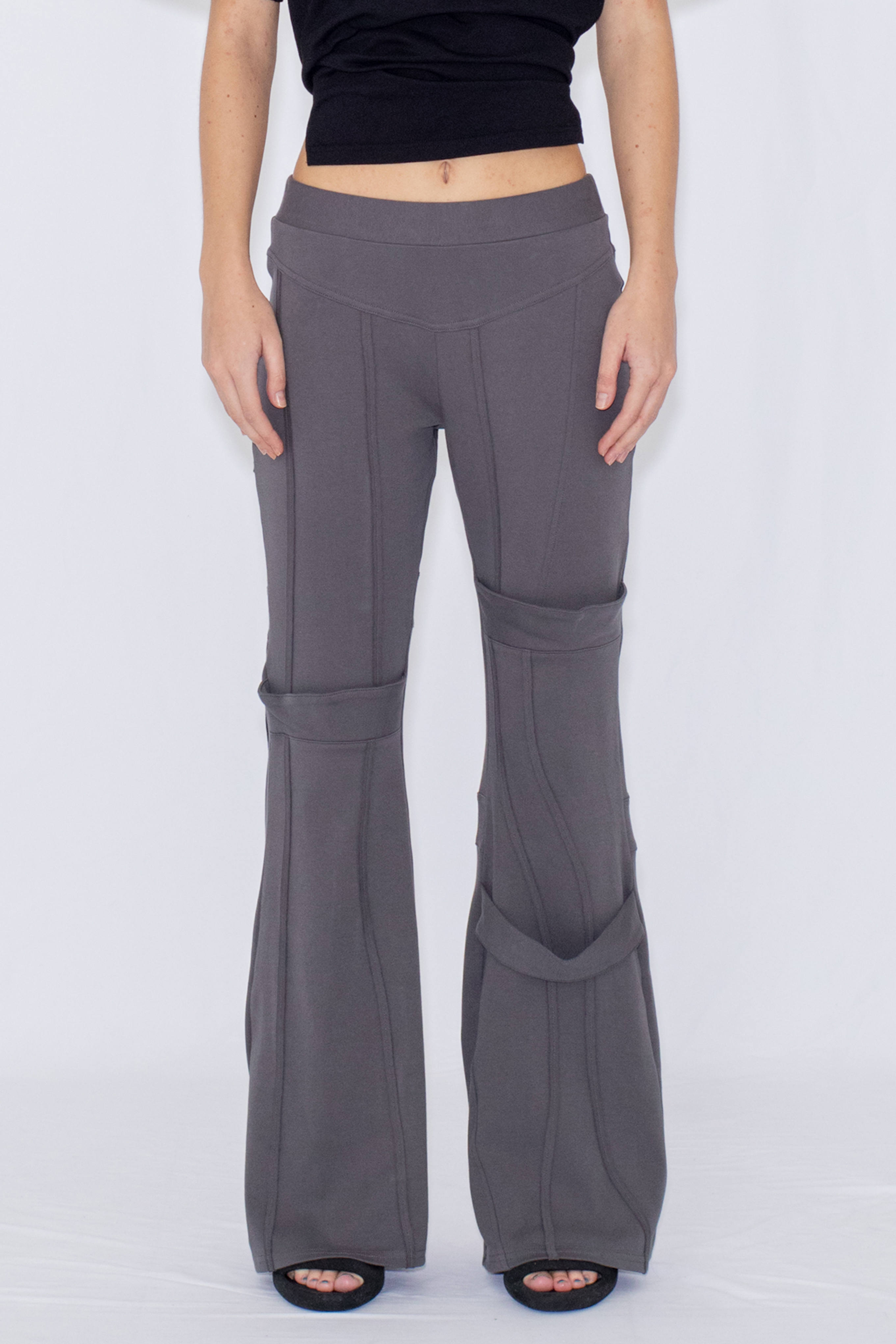 SWITCHING JERSEY PANTS / GRAY