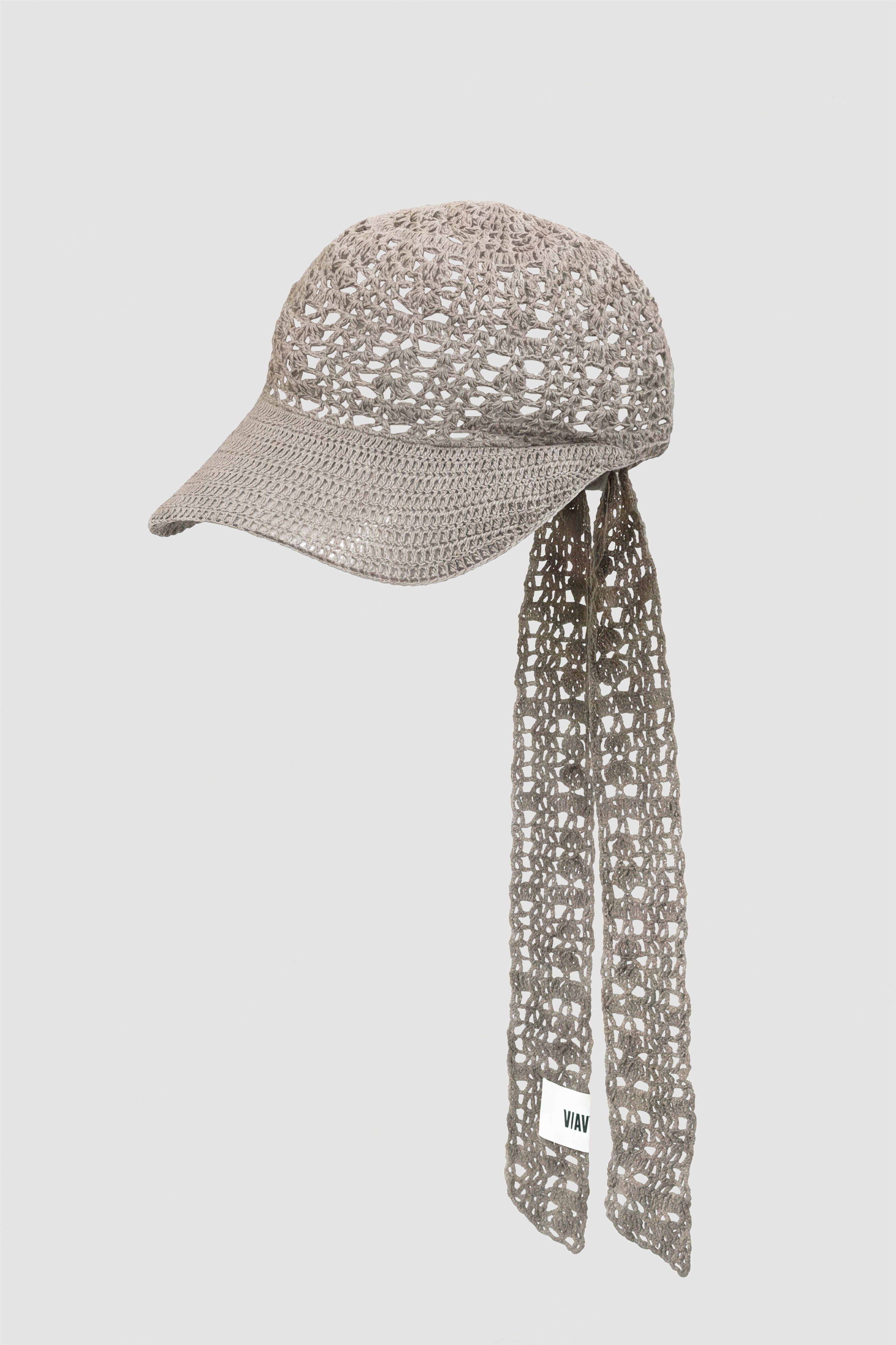OPEN KNIT CAP / BEIGE