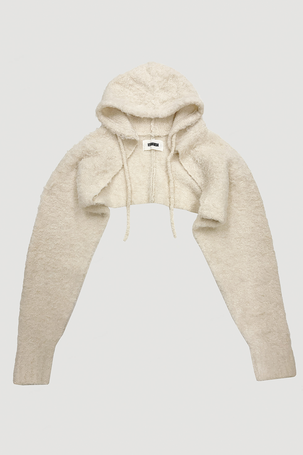 MUFFLER KNIT CARDIGAN / IVORY